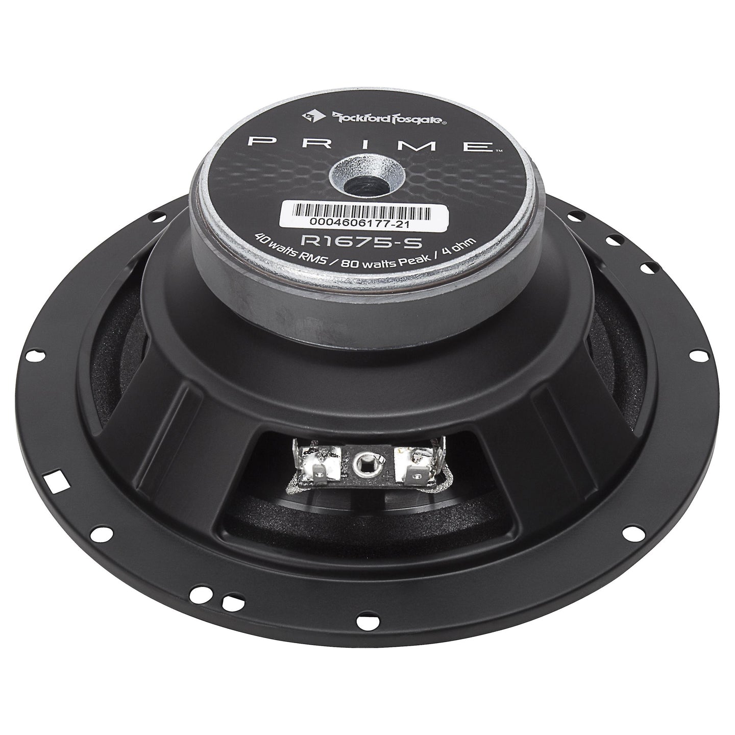 Rockford Fosgate R1675-S, Prime 6.75" 2-Way Component Speakers, 80W
