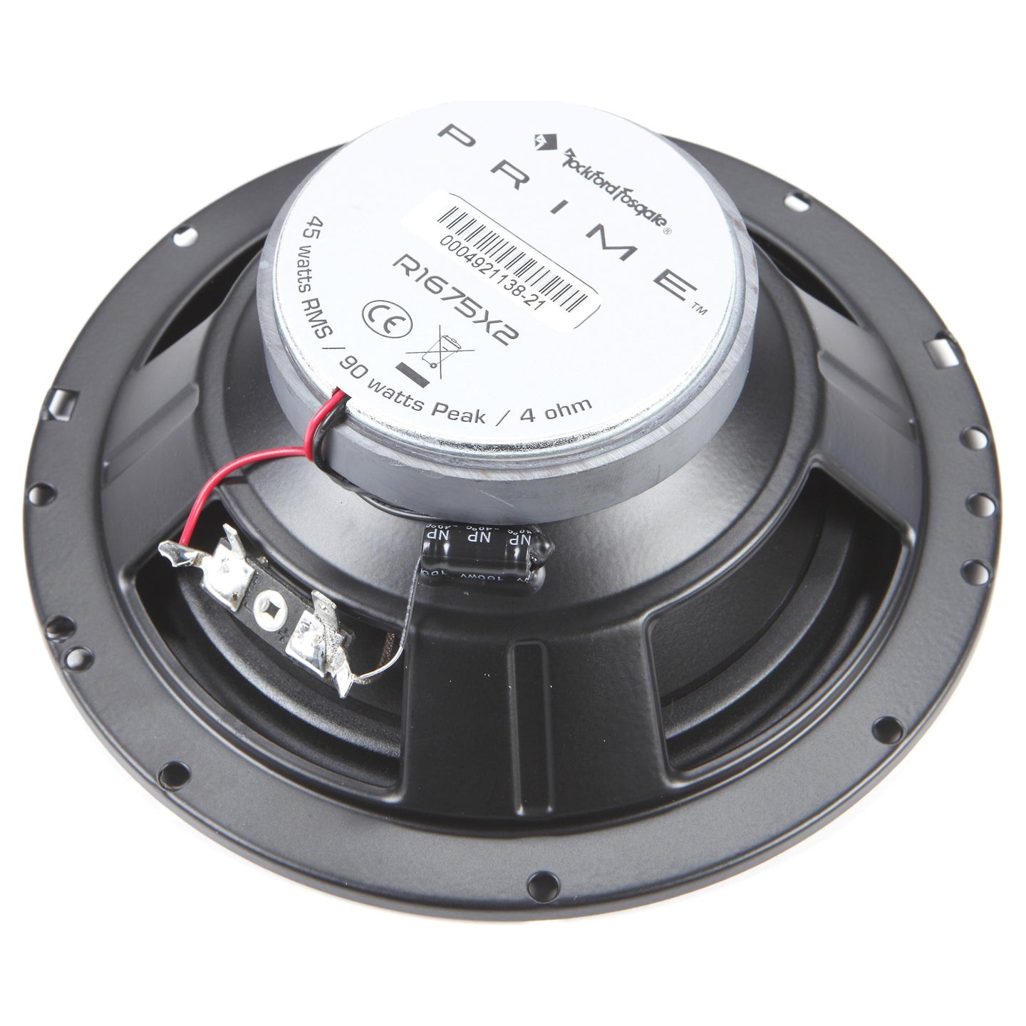 Rockford Fosgate R1675X2, Prime 6.75" Full Range Coaxial Car Speakers, 110W