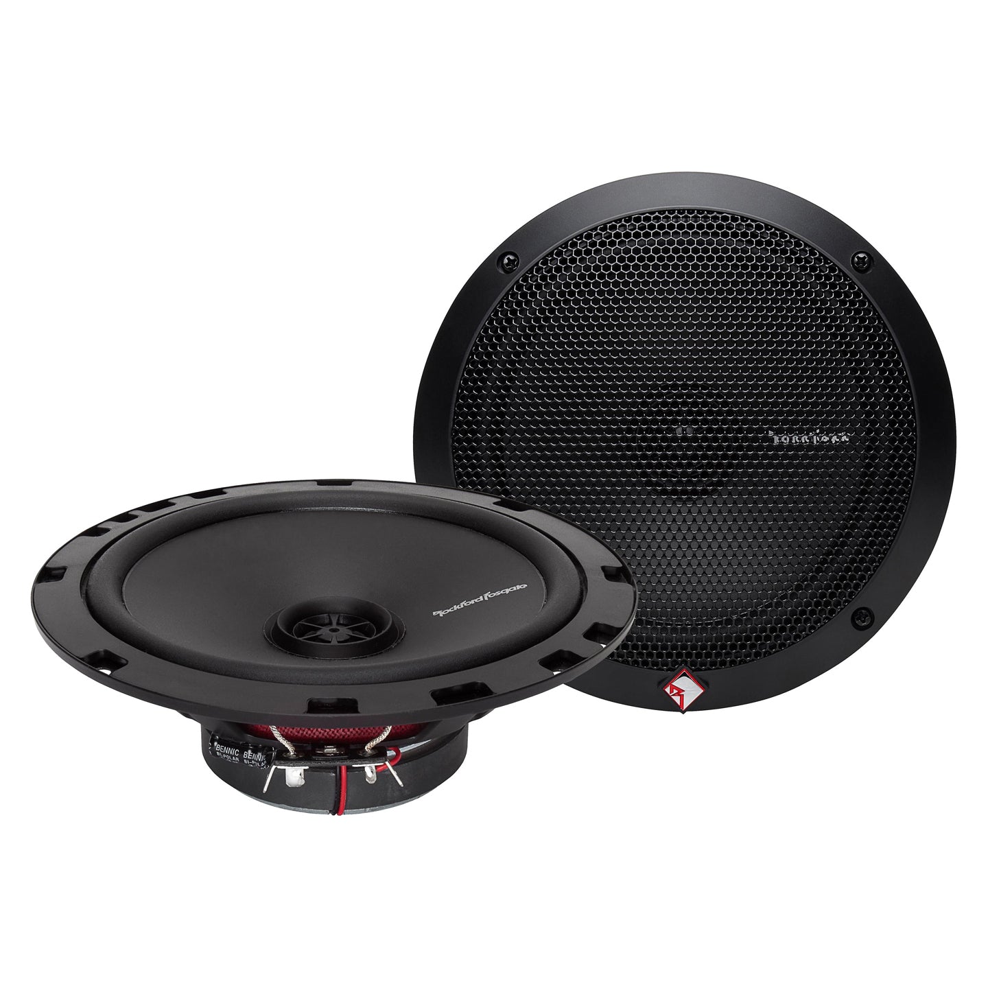 Rockford Fosgate R1675X2, Prime 6.75" Full Range Coaxial Car Speakers, 110W