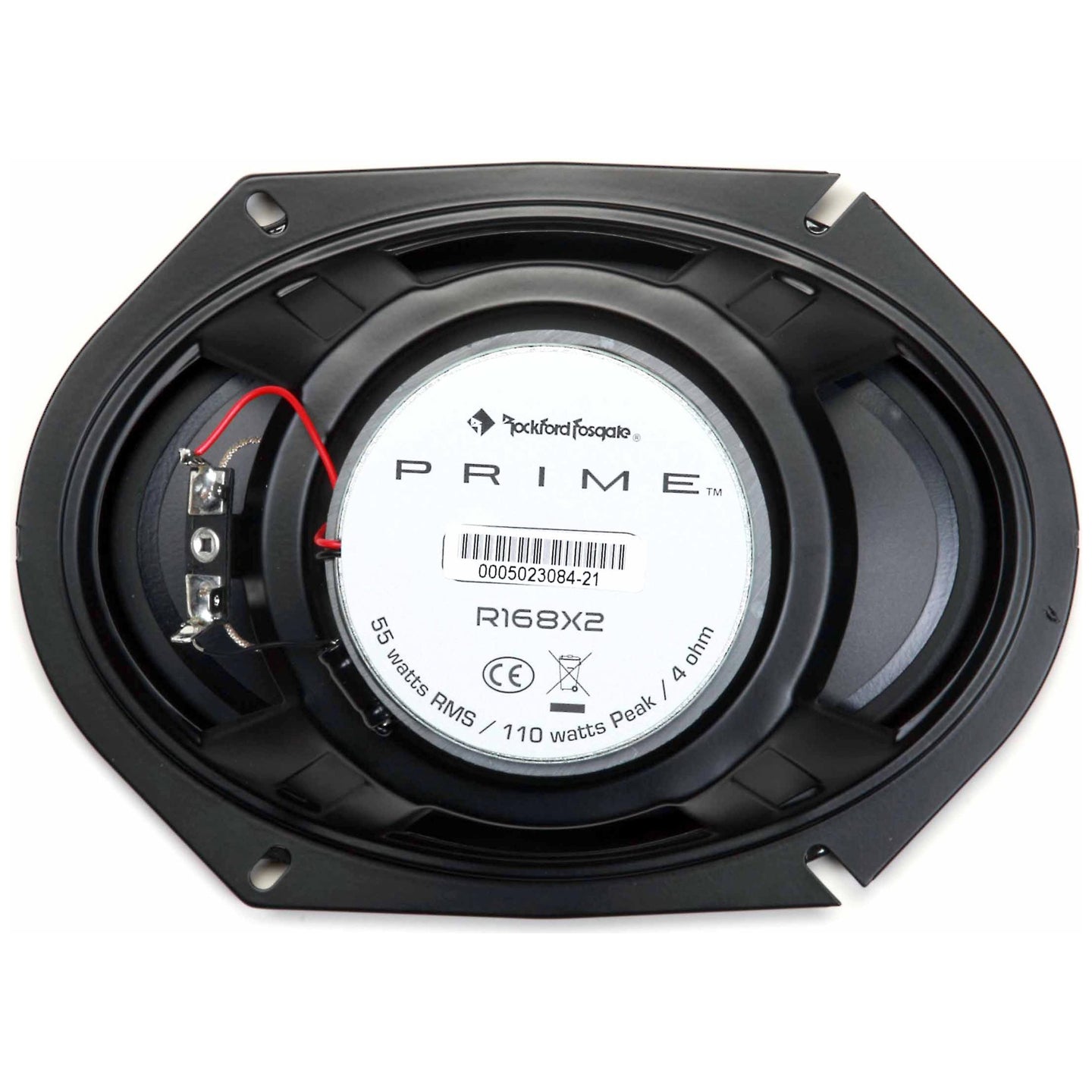 Rockford Fosgate R168X2, Prime 6X8" Full Range Coaxial Car Speakerss, 130W