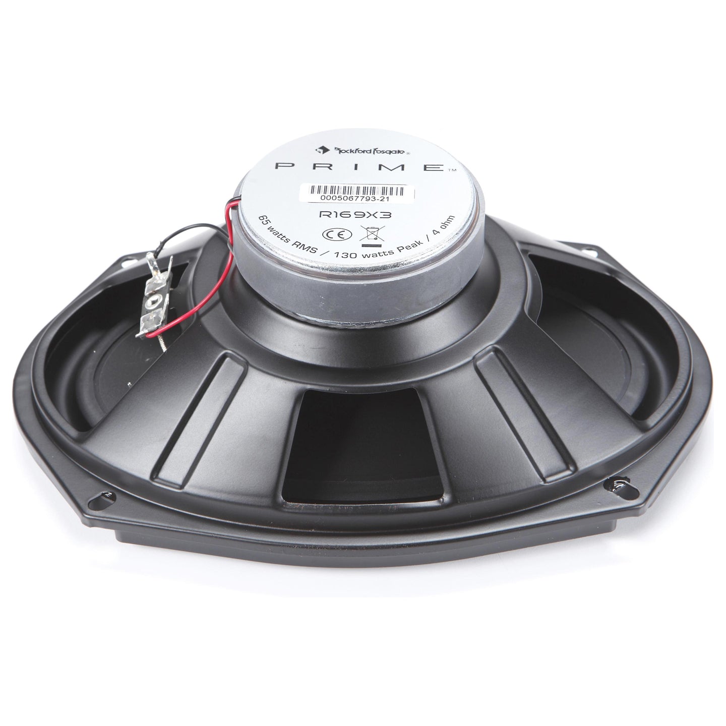 Rockford Fosgate R169X3, Prime 6X9" Full Range 3-Way Car Speakers, 130W