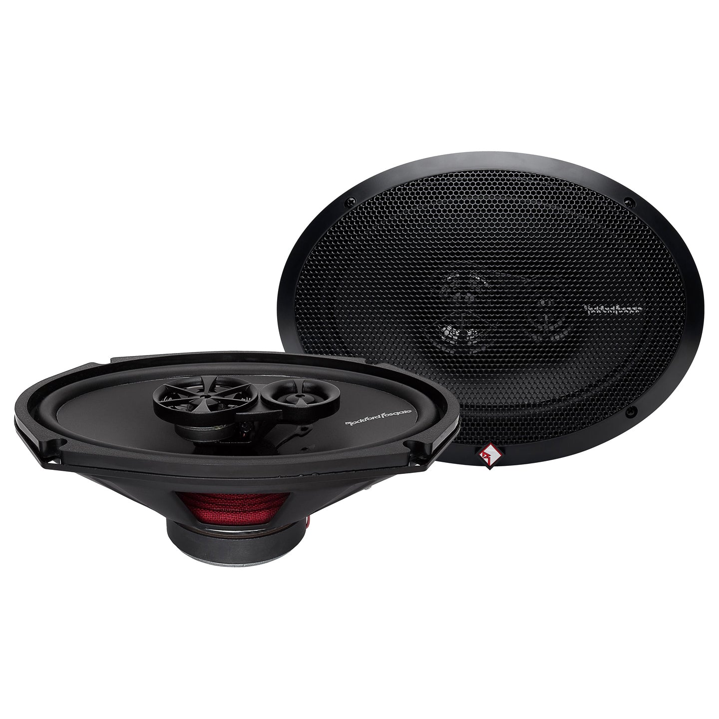 Rockford Fosgate R169X3, Prime 6X9" Full Range 3-Way Car Speakers, 130W