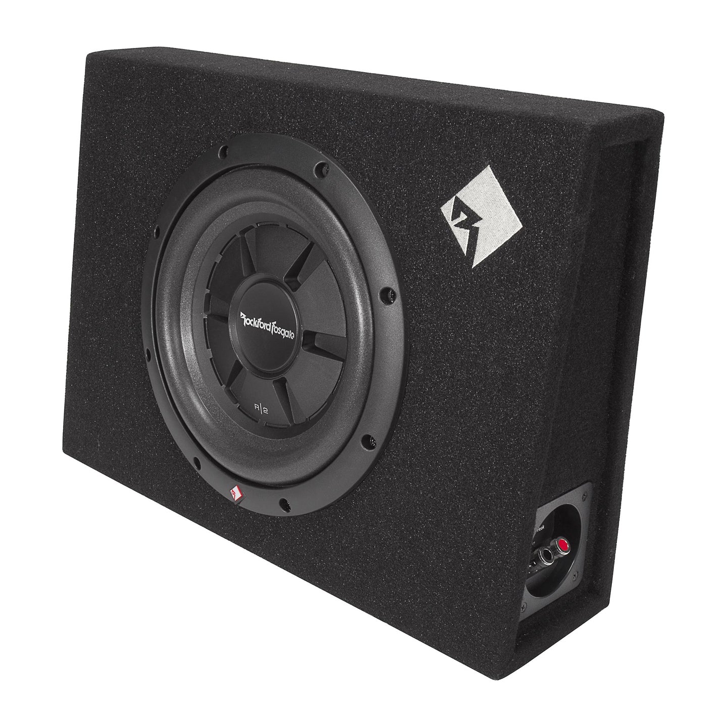 Rockford Fosgate R2S-1X10, Prime 10" Sealed Slim Loaded Enclosure, 200 Watts RMS