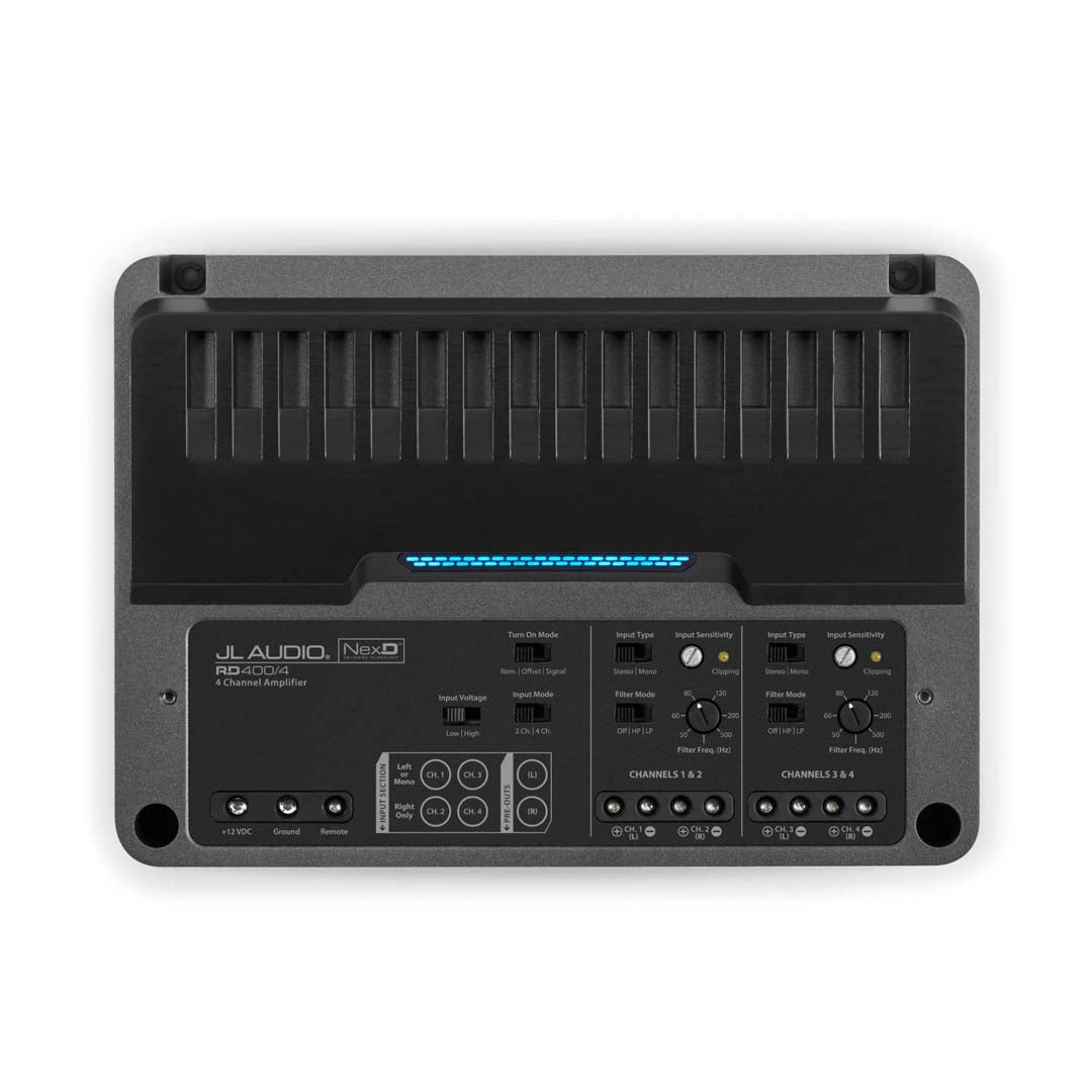 JL Audio RD400/4, RD Series Class D Full Range 4-Ch Amplifier, 400W