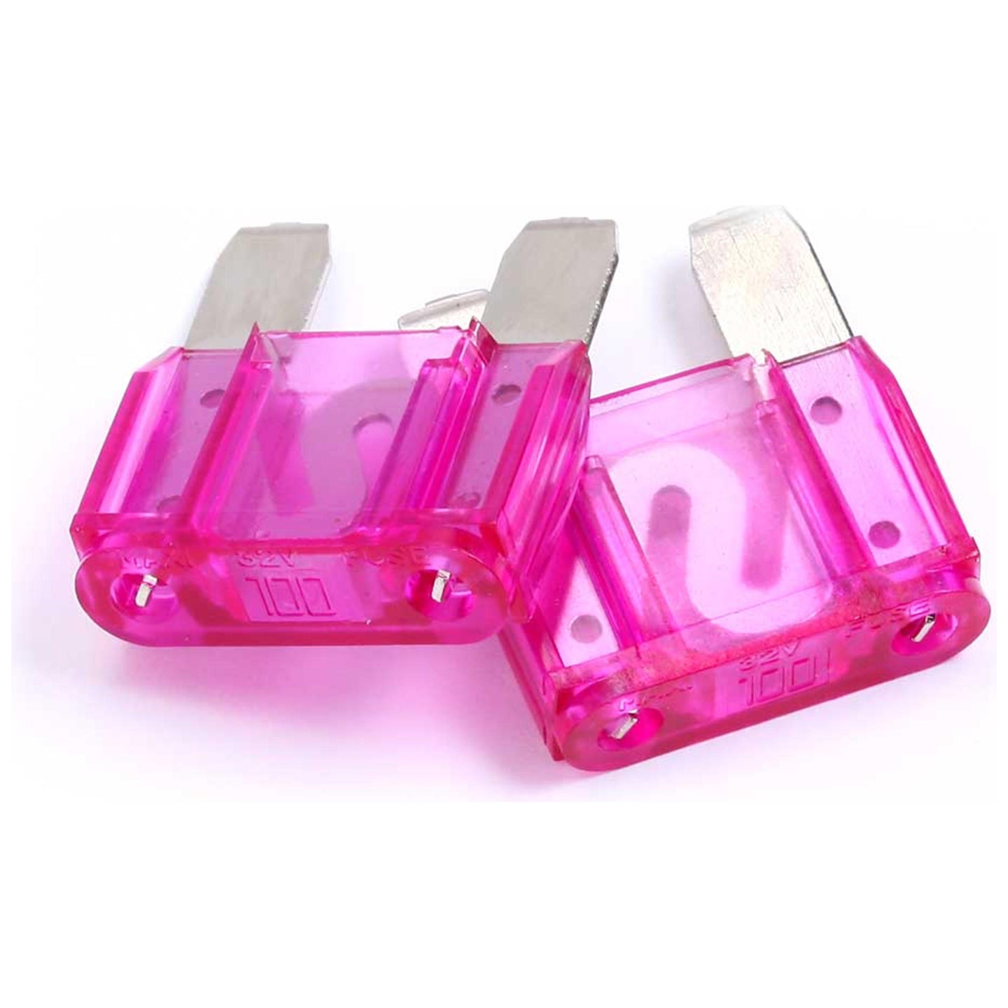 Rockford Fosgate RFFM100, 100 Amp MAXI Fuse, 2 Pack, Platinum Finish