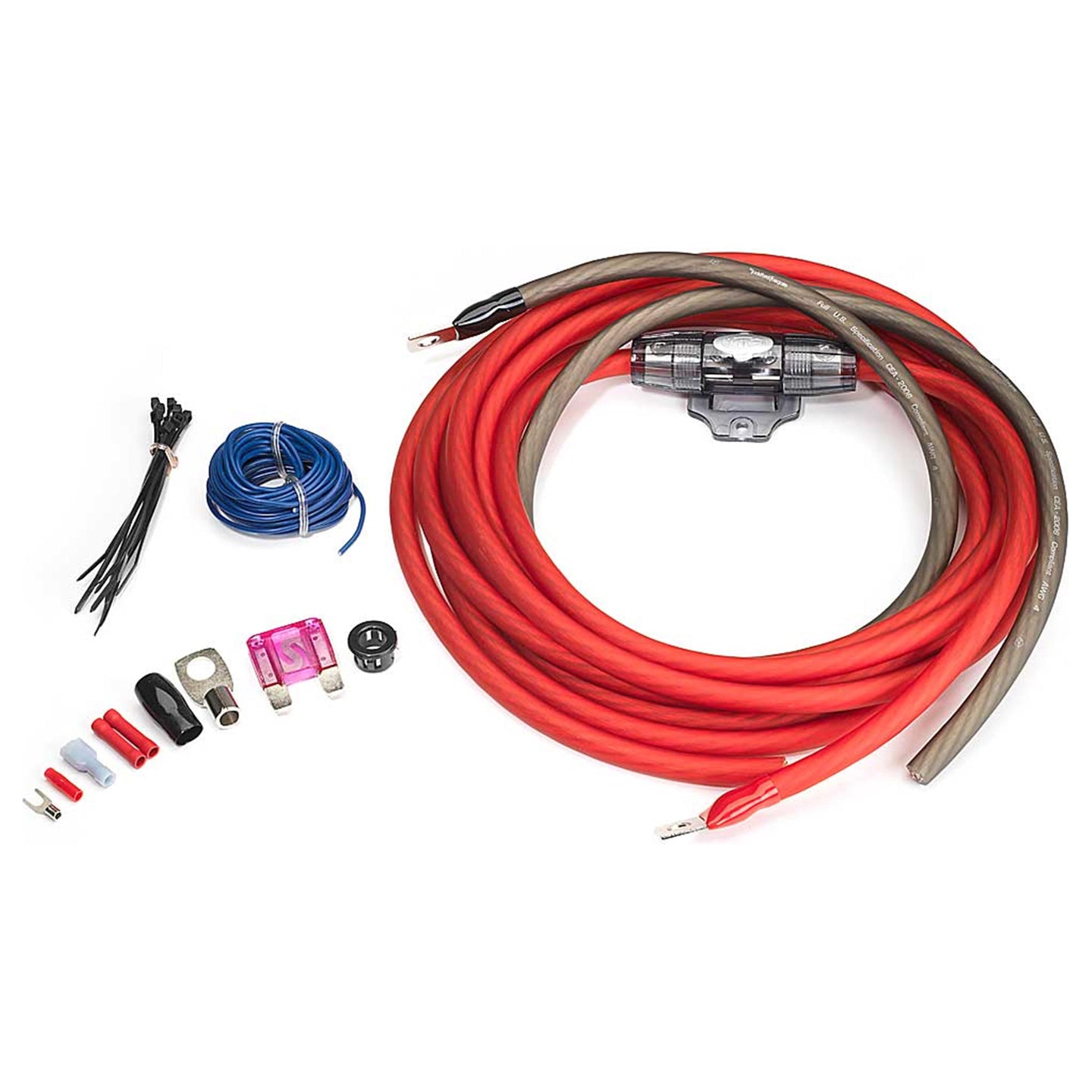 Rockford Fosgate RFK4, 4 Gauge Power Only Amplifier Install Kit