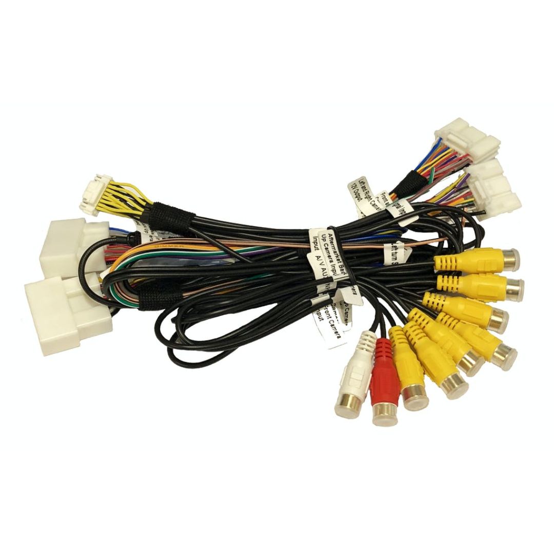 Crux RFM-TYS, RFM LINE Multi View Integration Interface for 2018 Toyota Sienna - OEM Style Side Mirror Mounted Cameras Included