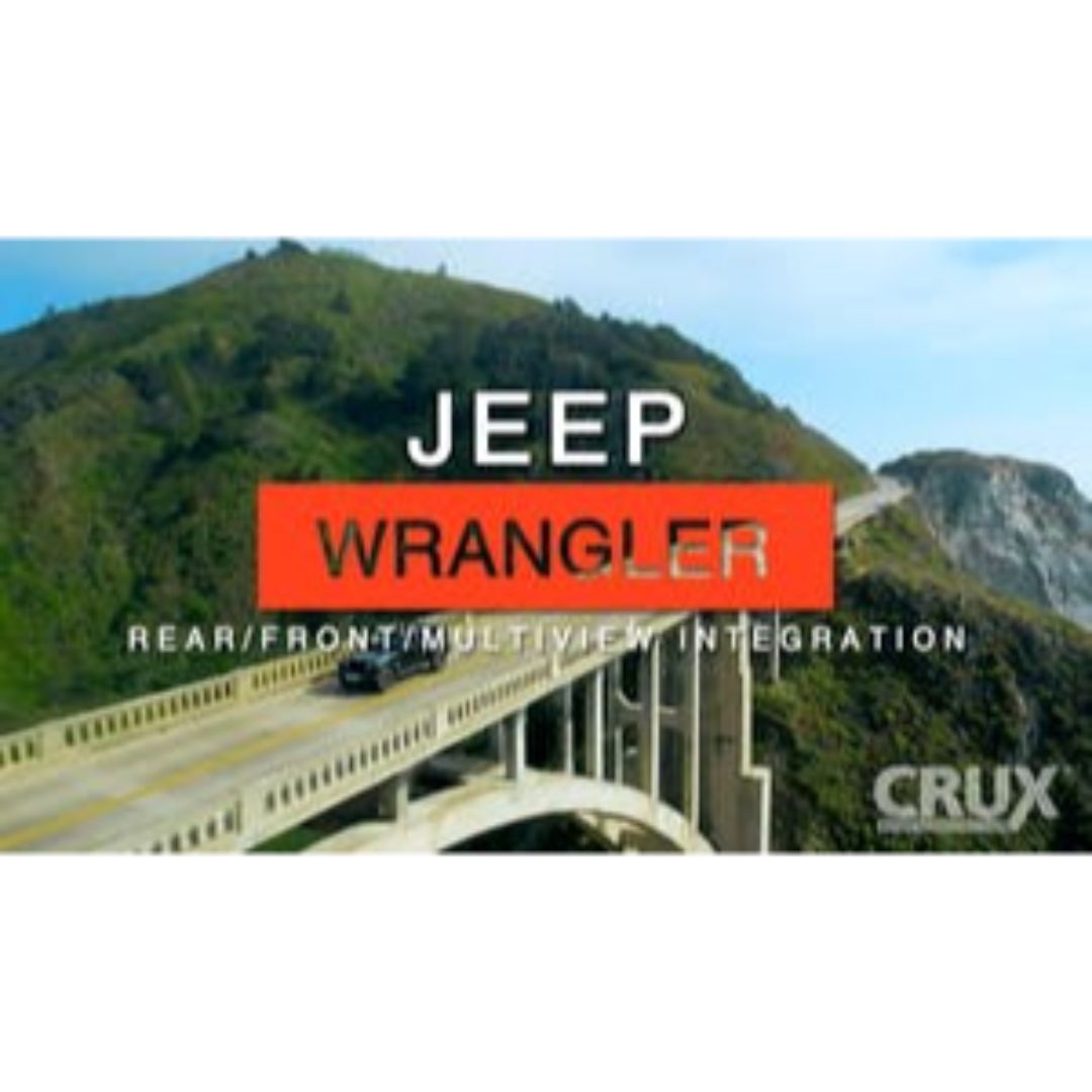 Crux RFM-WR1, RFM LINE Multi View Integration Interface for Jeep Wrangler with MyGig - Fender mount Side Cameras Included