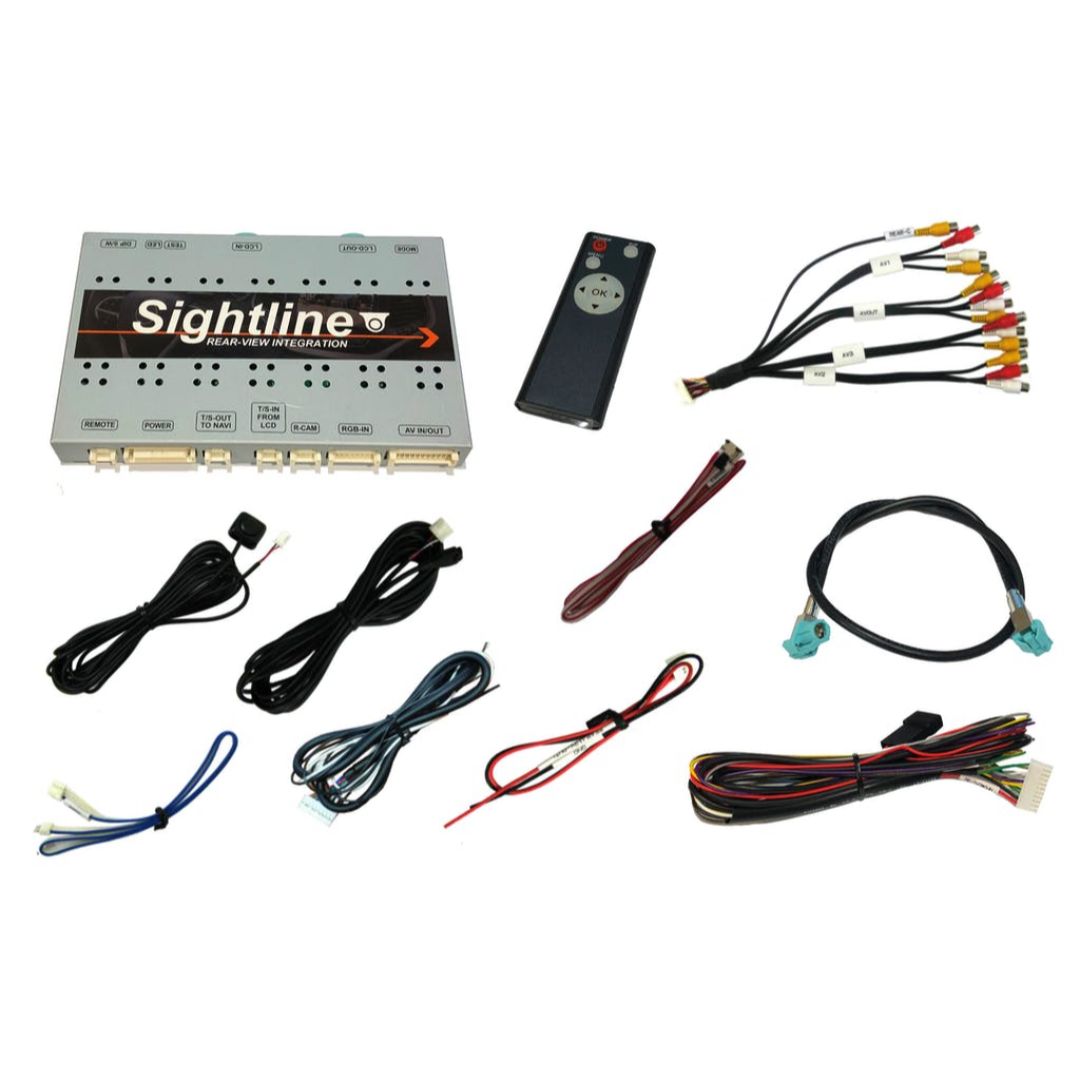 Crux RVCAD-81M, Sightline Safety-View Integration Rear-View Integration for Audi Vehicles with MMI 3G /4G Systems with4-Pin LVDS Units