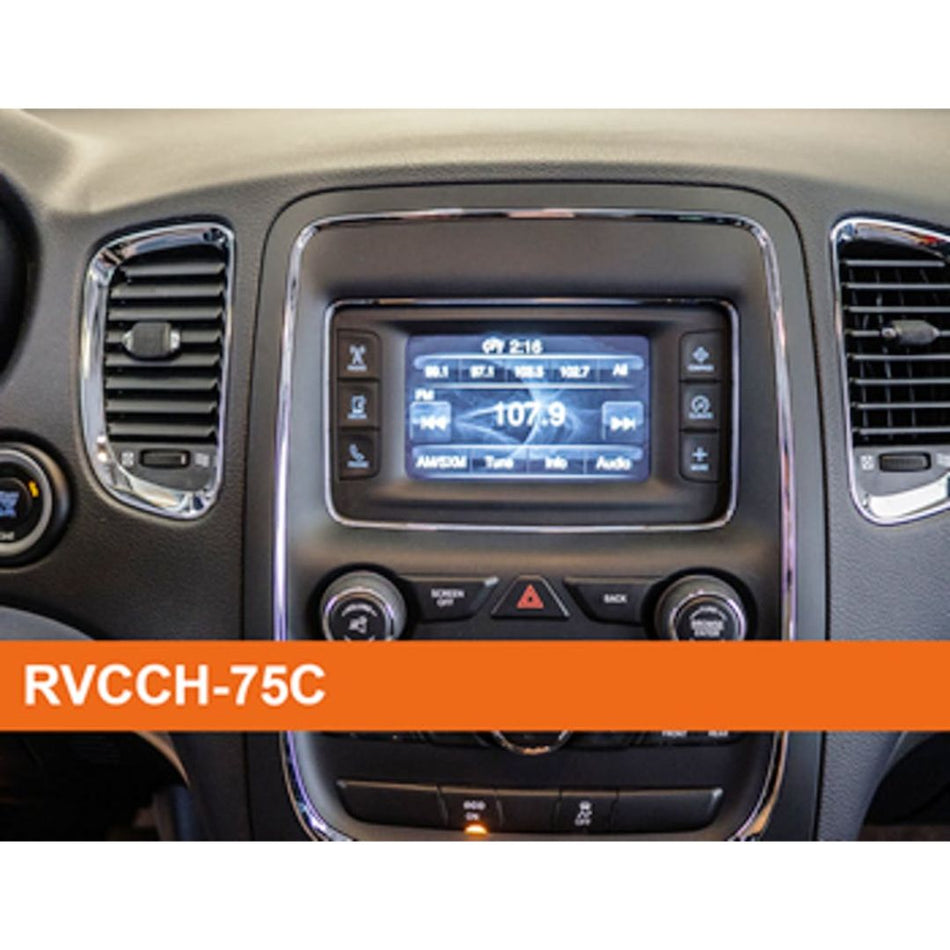Crux RVCCH-75C, Sightline Safety-View Integration Rear-View Integration System for Dodge & Jeep Vehicles (Camera Included)