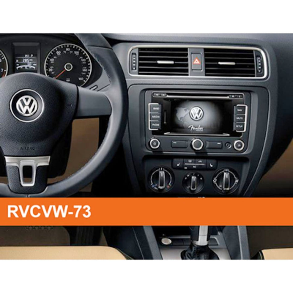 Crux RVCVW-73, Sightline Safety-View Integration Rear-View Integration Interface & kit for Volkswagen Vehicles with RNS-315 Nav Systems