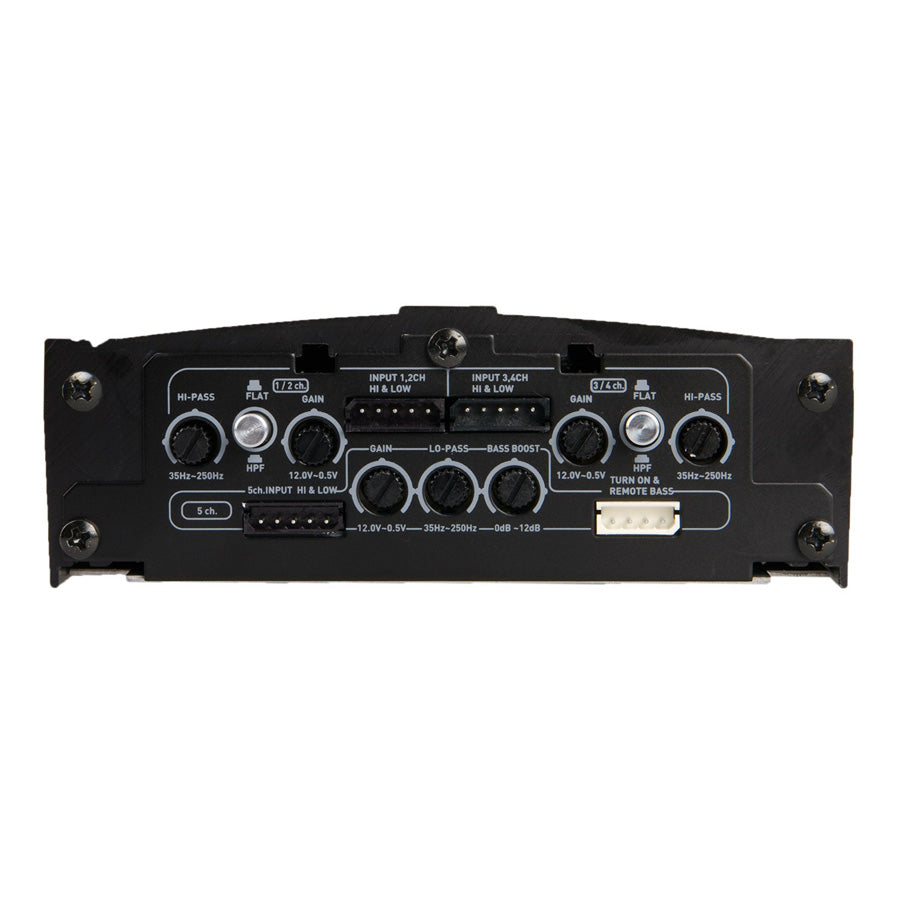 Power Acoustik RZ5-2500D, 5 Channel Class D Full Range, Small Size, Hi End Amplifier - 2500W