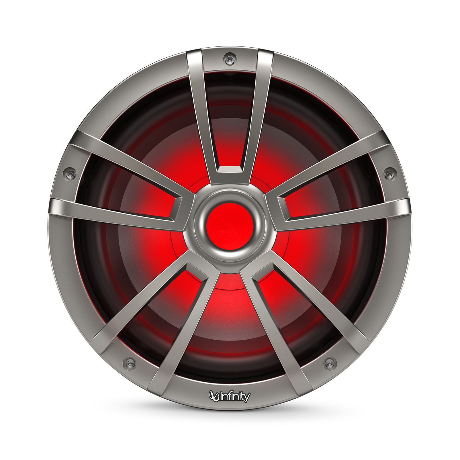 Infinity 1022MLT, 10" Marine subwoofer w/ RGB Lighting - Titanium