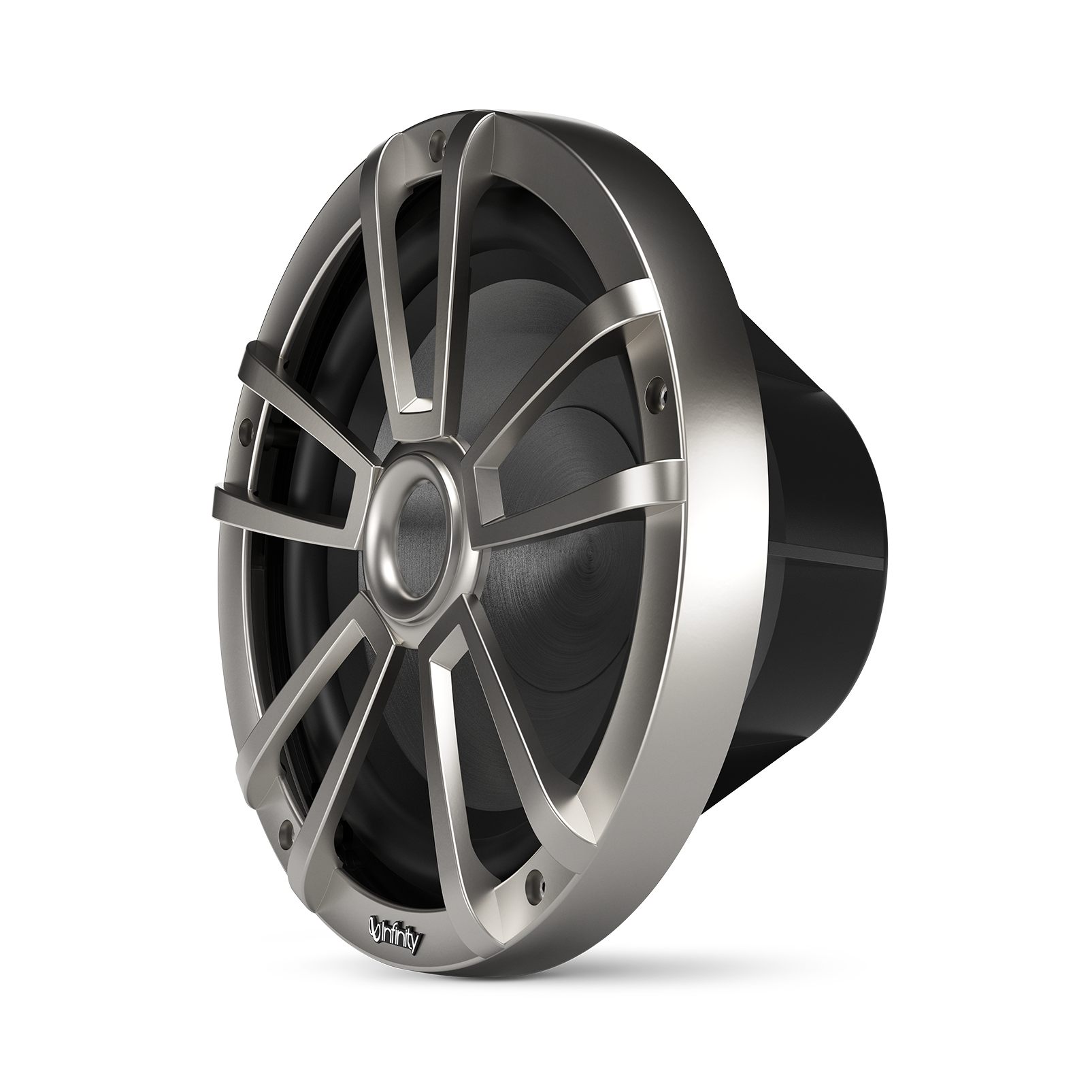 Infinity 1022MLT, 10" Marine subwoofer w/ RGB Lighting - Titanium