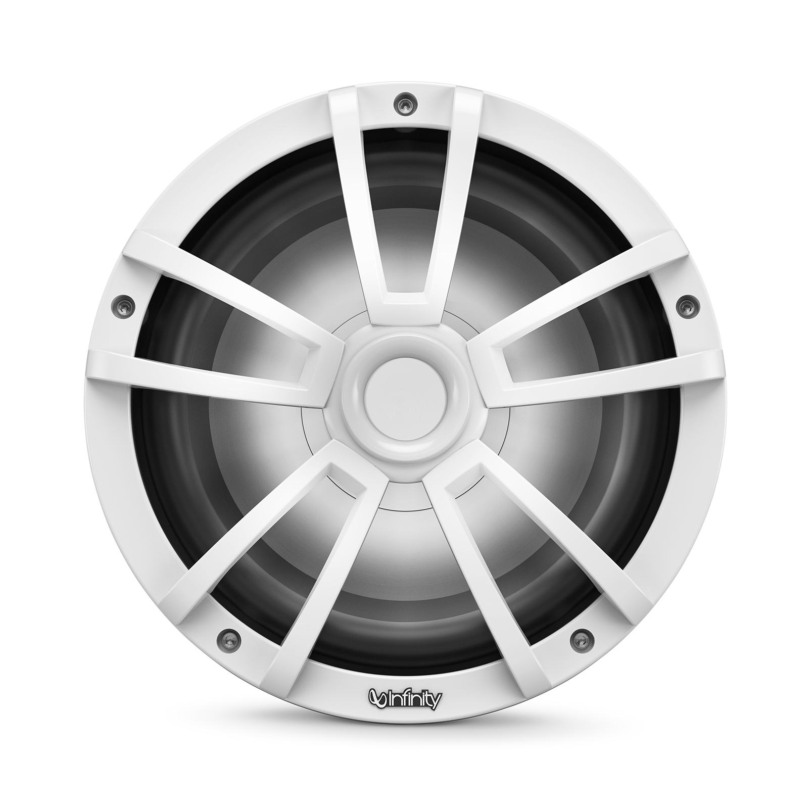 Infinity 1022MLW, 10" Marine Subwoofer w/ RGB Lighting - White