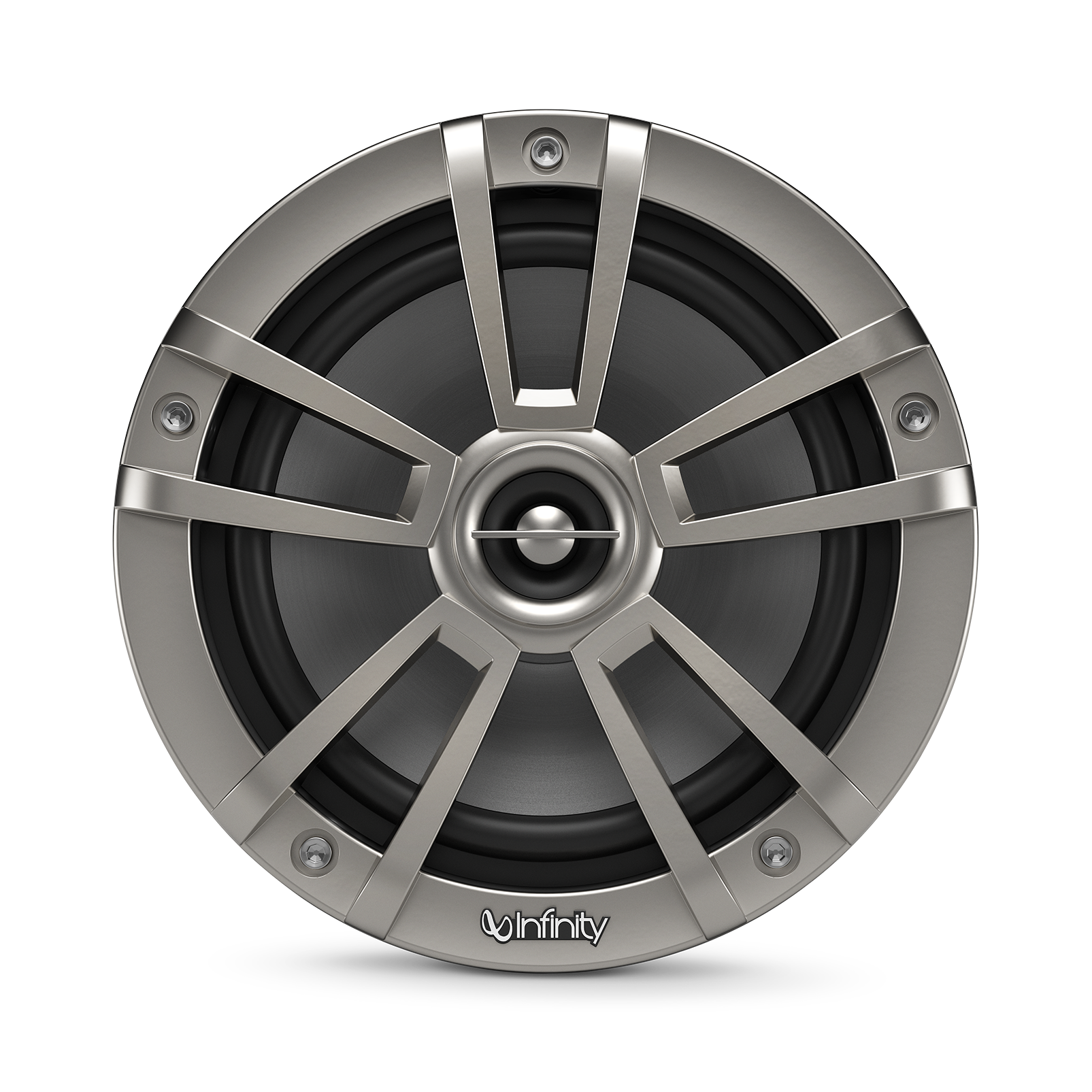 Infinity 622MLT, 6.5" 2-Way Marine Coaxial Speaker w/ RGB lighting - Titanuim