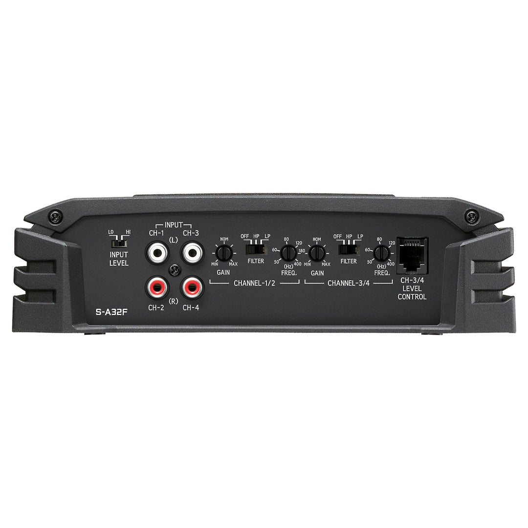 Alpine S-A32F, S Series Class D 4 Channel Digital Amplifier, 320 Watts