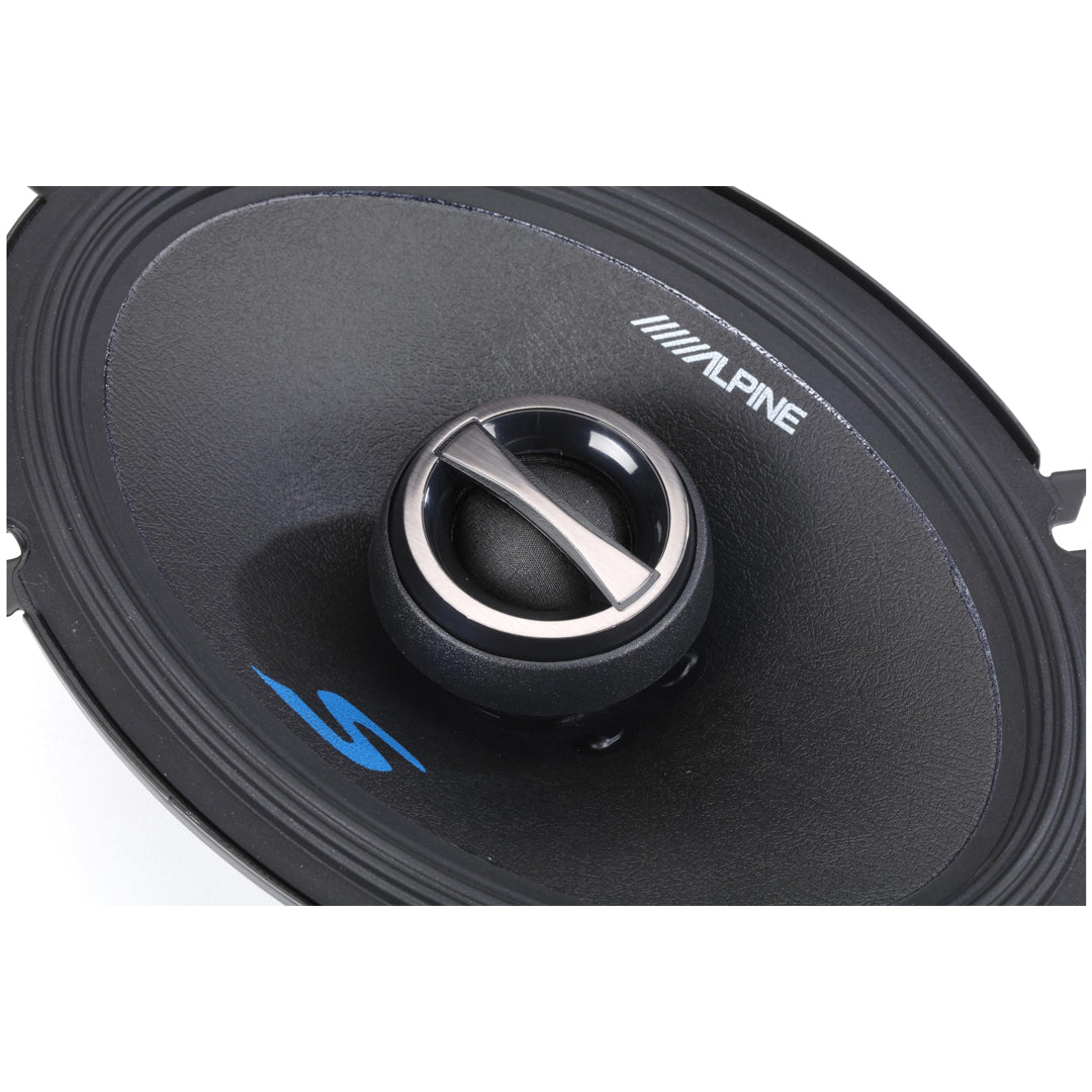 Alpine S-S57, S-Series 5x7" 2-Way Coaxial Car Speakers, 230W (Pair)