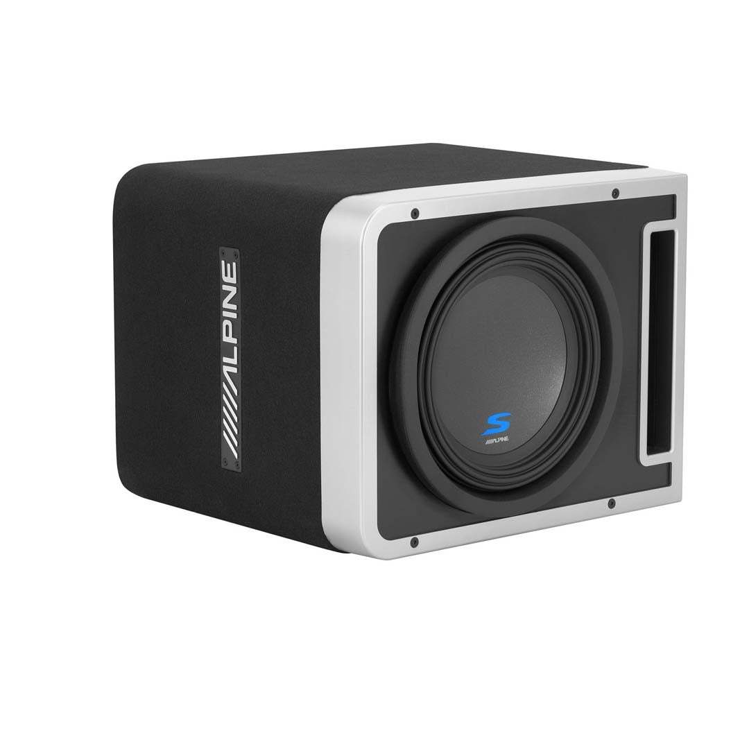 Alpine S-SB12V, Halo Sound S Series Single 12" Loaded Subwoofer Enclosure - 600W