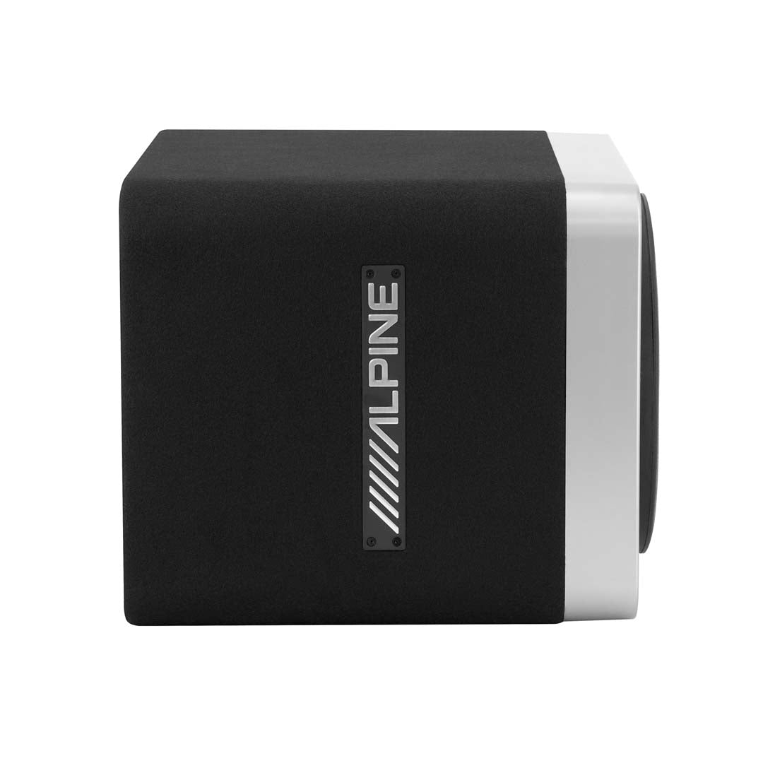 Alpine S-SB10V, Halo Sound S Series Single 10" Loaded Subwoofer Enclosure - 600W