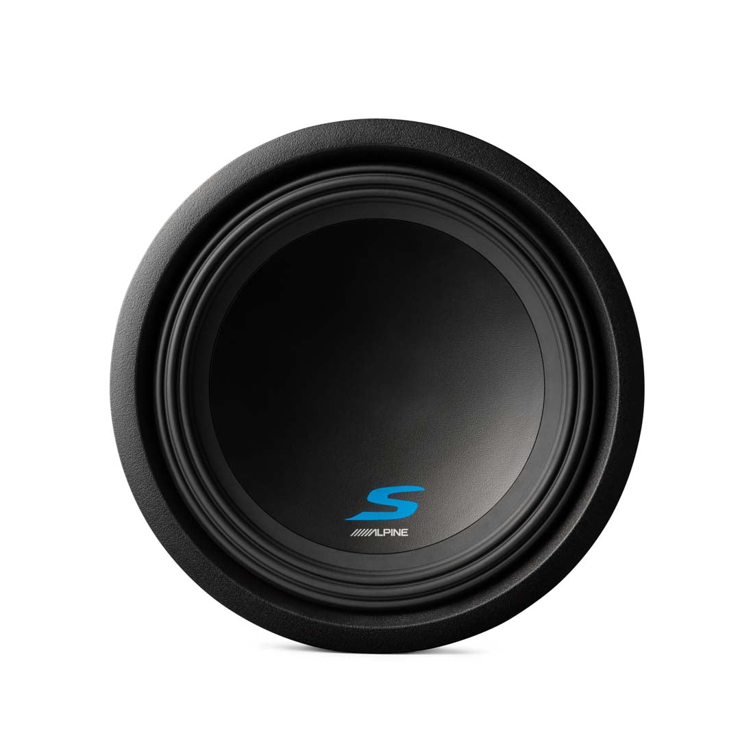 Alpine S-W12D4, S Series Dual 4 Ohm Voice Coil 1800 Watts Subwoofer, 12"