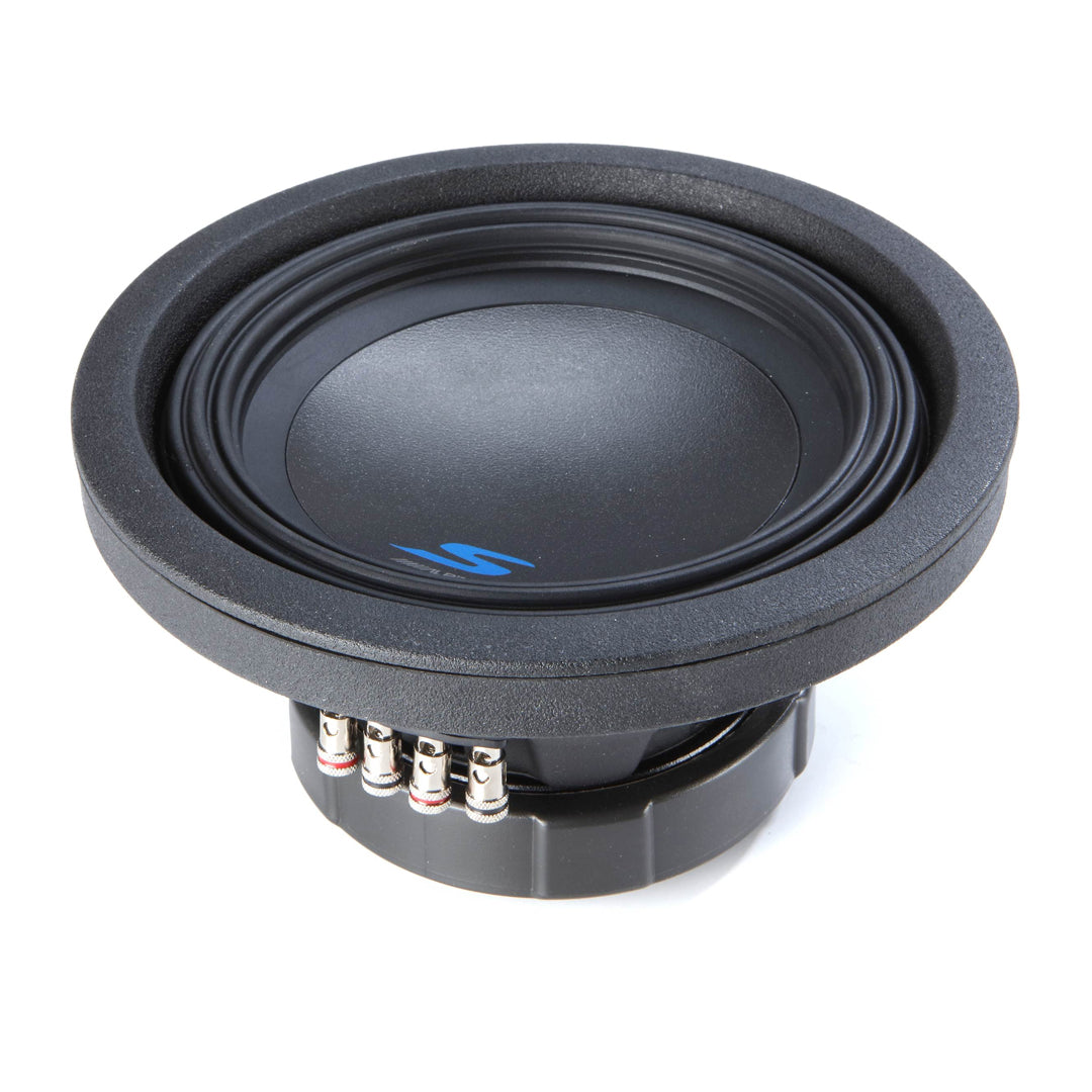 Alpine S-W8D4, S Series Dual 4 Ohm Voice Coil 900 Watts Subwoofer, 8"