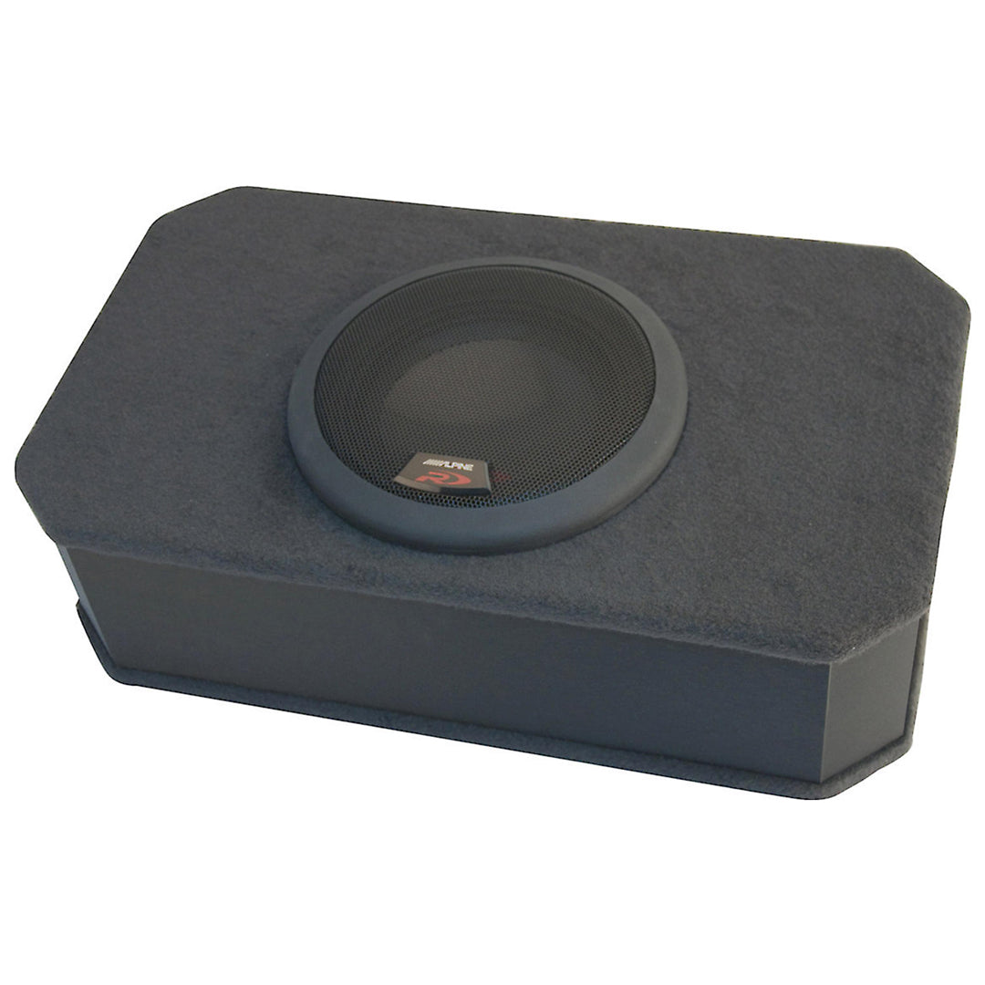 Alpine SBR-S8-4, Compact R Series Loaded 8" Subwoofer Enclosure System with Slot Vent