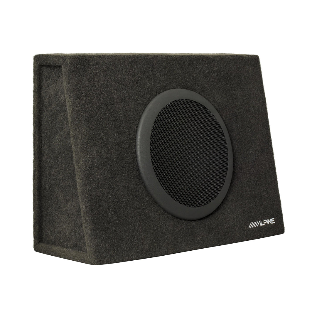 Alpine SBT-S10V, Compact Wedge Style Truck Enclosure with 10" SWT Subwoofer
