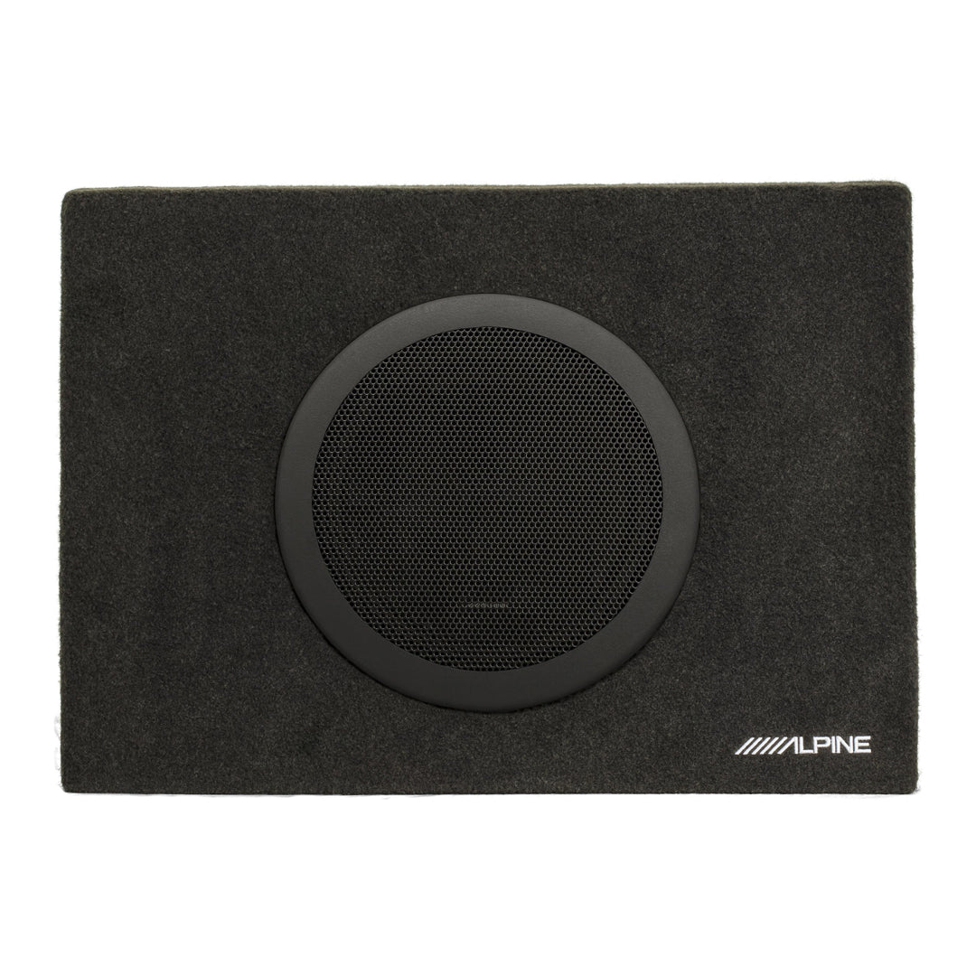 Alpine SBT-S10V, Compact Wedge Style Truck Enclosure with 10" SWT Subwoofer