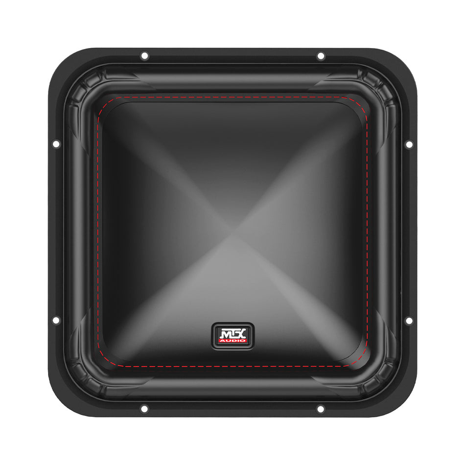 MTX S6512-44, 12" Dual 4 Ohm Voice Coil Square Subwoofer - 500 Watts (S6512-44)