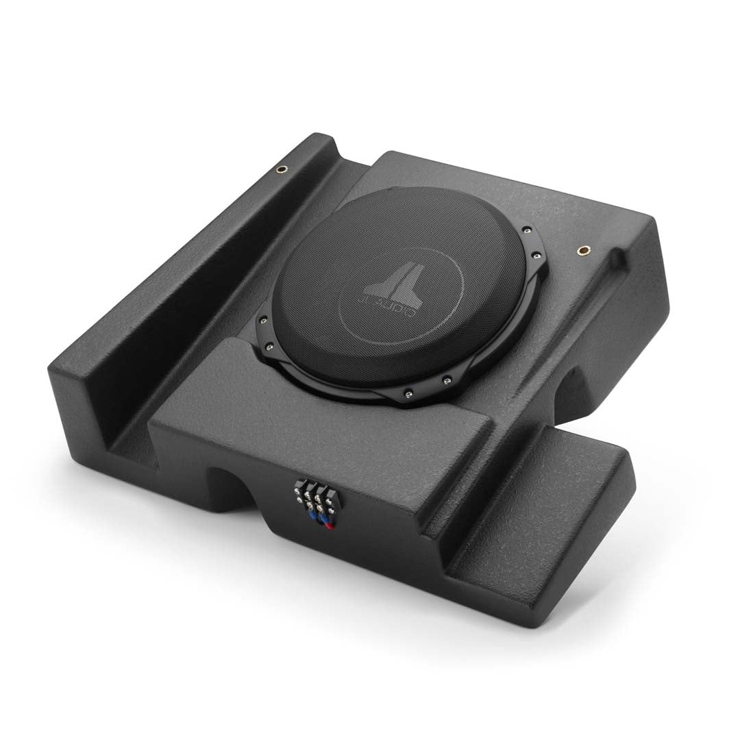 JL Audio SB-CAN-MVX3/10TW3, Stealthbox for 2017-Up Can-Am Maverick X3 2-Seat, 10TW3, 400W