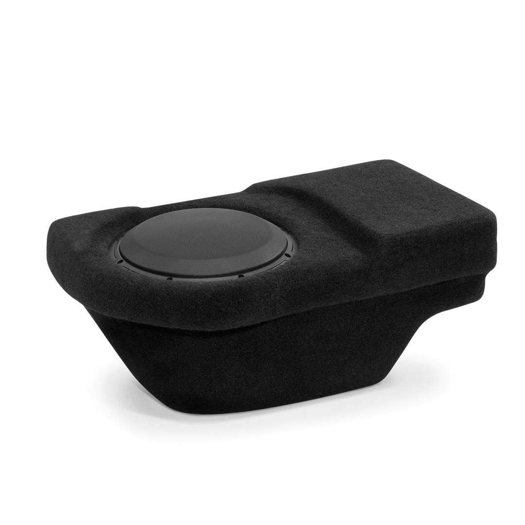 JL Audio SB-D-QDRAM/10W3v3, Stealthbox for 2002-Up Dodge Ram 1500 Quad Cab, 2003-Up 2500 & 3500 Quad Cab & 2009-Up Crew Cab, 10W3v3, 500W