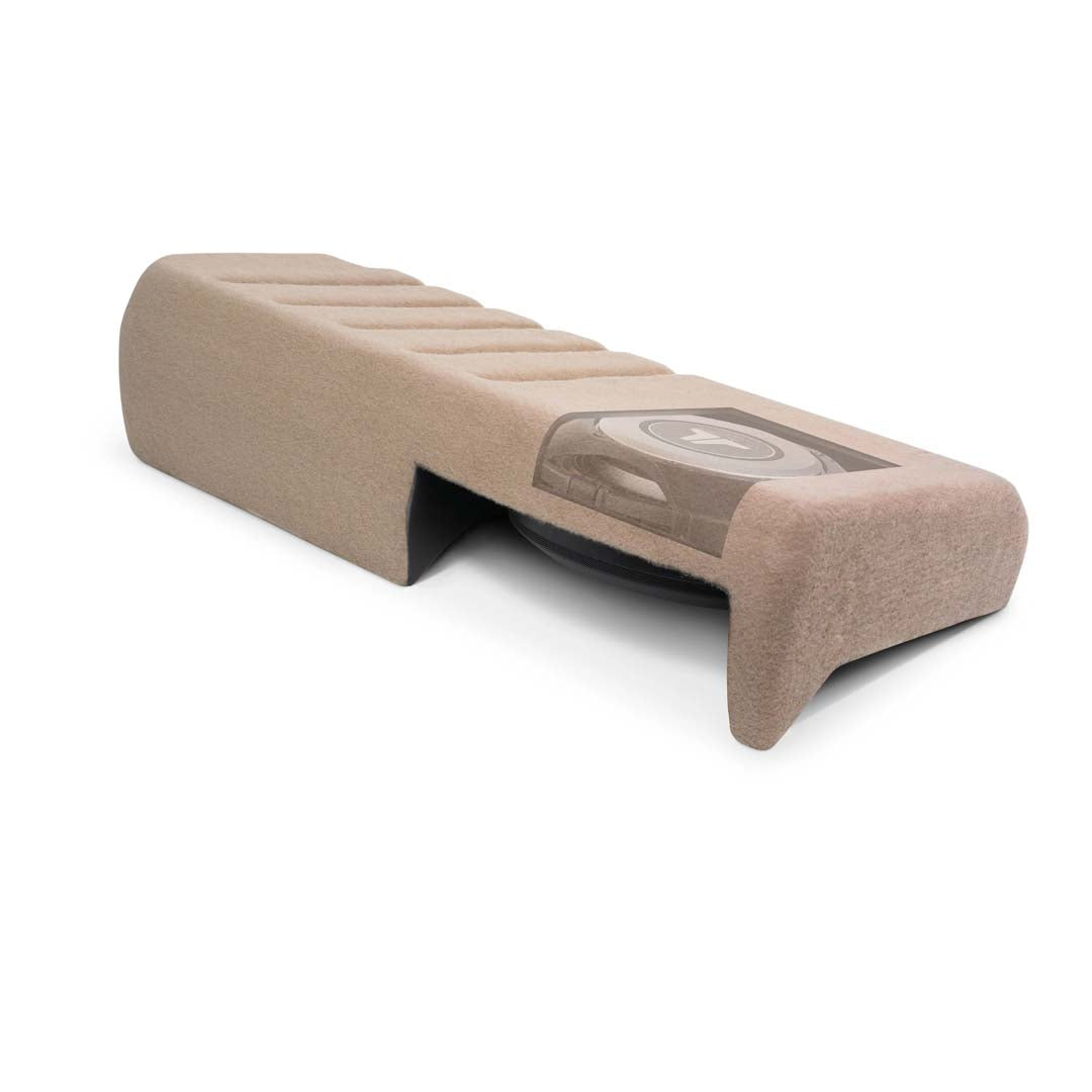 JL Audio SB-F-150-SPRCRW/13TW5v2/BK, Stealthbox for 2009-Up Ford F-150 SuperCrew & 2017-Up SuperDuty Crew Cab with Black Interior, 13TW5v2, 600W