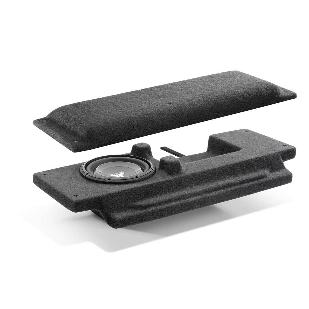 JL Audio SB-J-JK2DR/10W1v3/DG, Stealthbox for 2007-Up Jeep Wrangler 2dr with Med. Slate Gray or Med. Khaki interior, 10W1v3, 300W