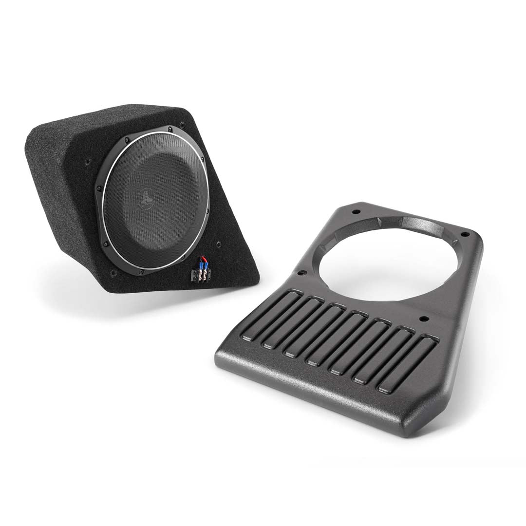 JL Audio SB-J-JL4DDRV/10TW1-2, Stealthbox for 2018-Up Jeep Wrangler Unlimited (Driver Side - 2 Œ©)