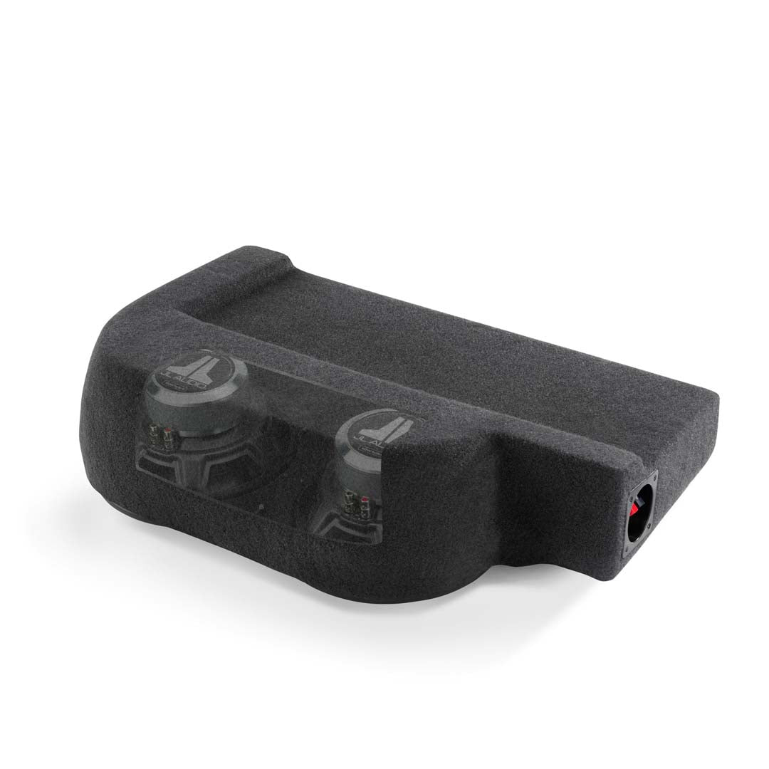 JL Audio SB-N-TTNCRW/10W1v3/BK, Stealthbox for 2008-2015 Nissan Titan Crew Cab, 2 10W1v3's, 600W
