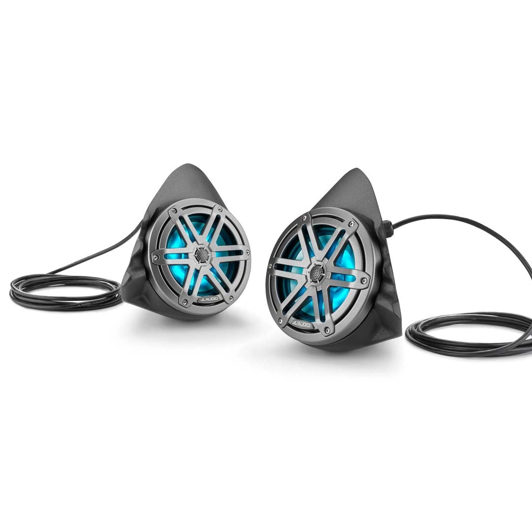 JL Audio SB-POL-GNRLSPKR/MX650, Stealthbox for 2016-Up Polaris General, 2 MX650's, 60W x 2