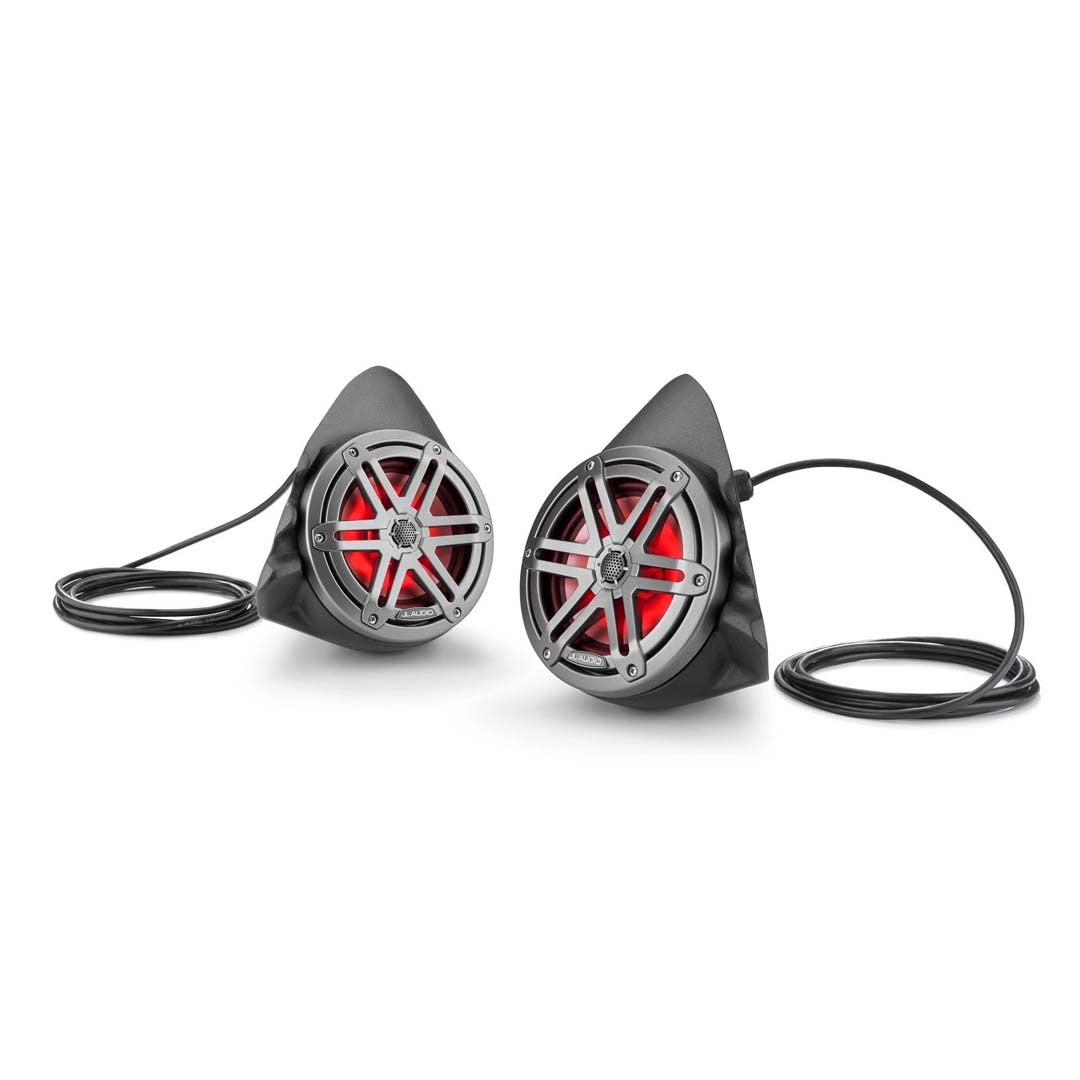 JL Audio SB-POL-GNRLSPKR/MX650, Stealthbox for 2016-Up Polaris General, 2 MX650's, 60W x 2