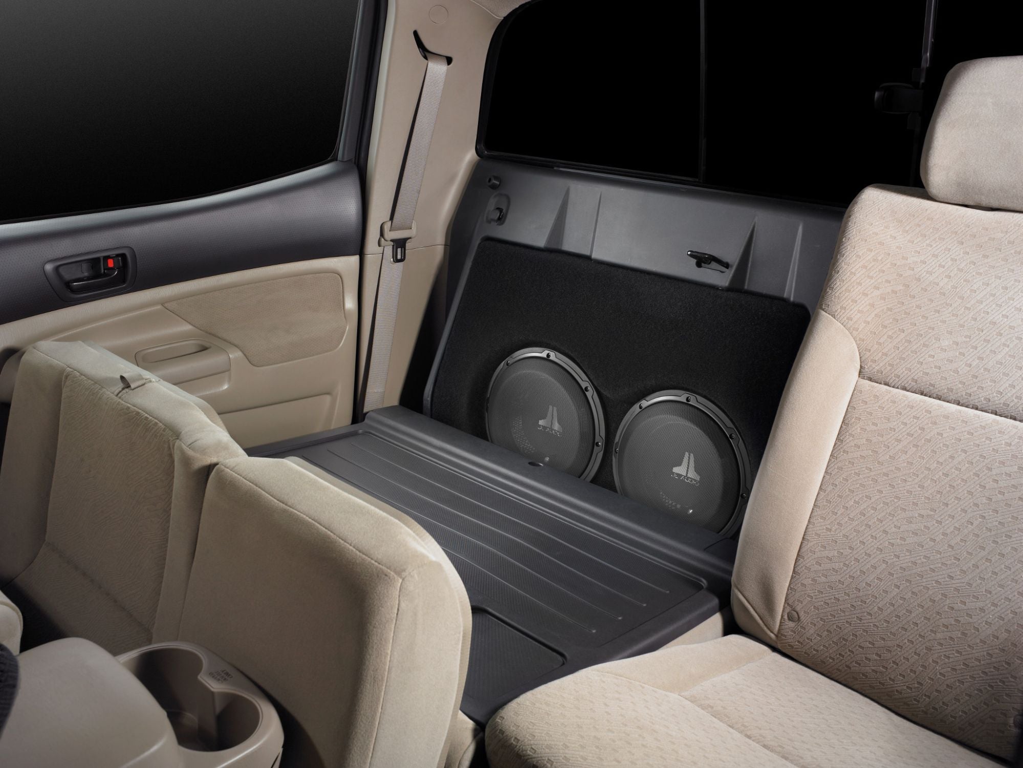 JL Audio SB-T-TACDC/10W1v3, Stealthbox for 2005-2011 Tacoma Double Cab, 2 10W1v3's, 600W