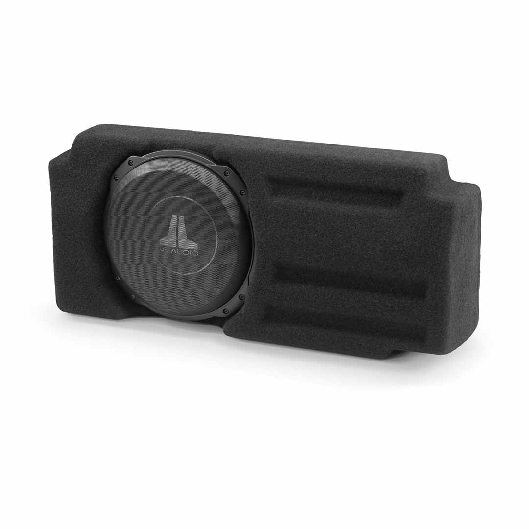 JL Audio SB-T-TACDCG3/10TW3, Stealthbox for 2016-Up Toyota Tacoma Double Cab, 10TW3, 400W