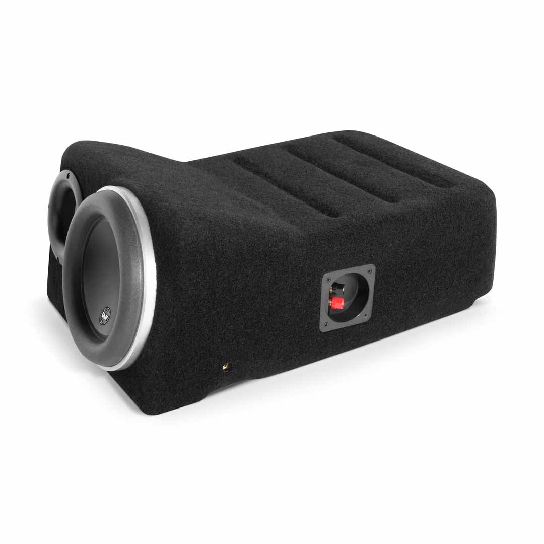 JL Audio SB-T-TUNDC/8W7/BK, Stealthbox for 2007-2013 Toyota Tundra Double Cab with Black or Red Rock interior, 8W7, 500W