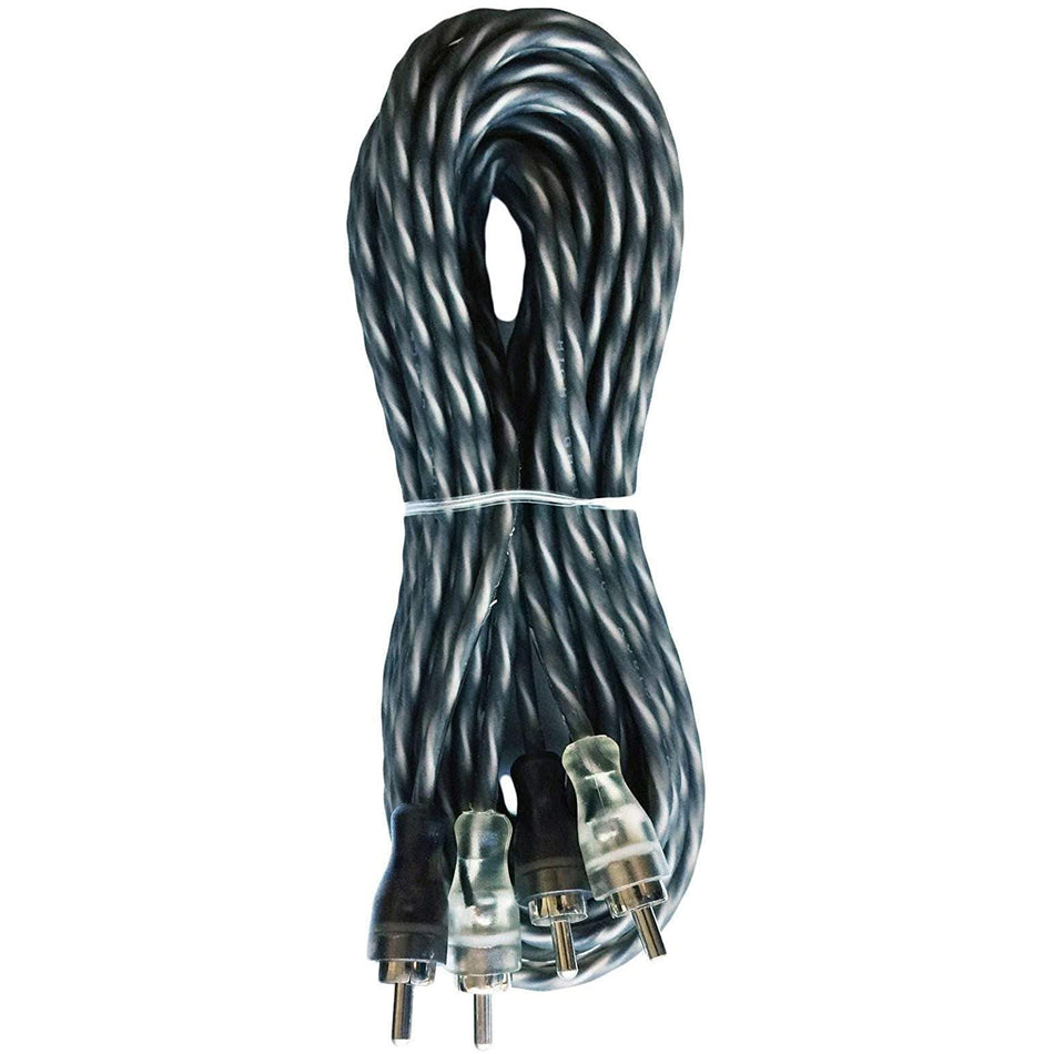 SoundBox Connected Twisted Pair RCA Interconnect Cable, 12 Ft. - (Polybag Packaging)
