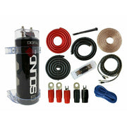 SoundBox 0 Gauge CCA Amplifier Install Wiring Kit & 2.5 Farad Digital Capacitor