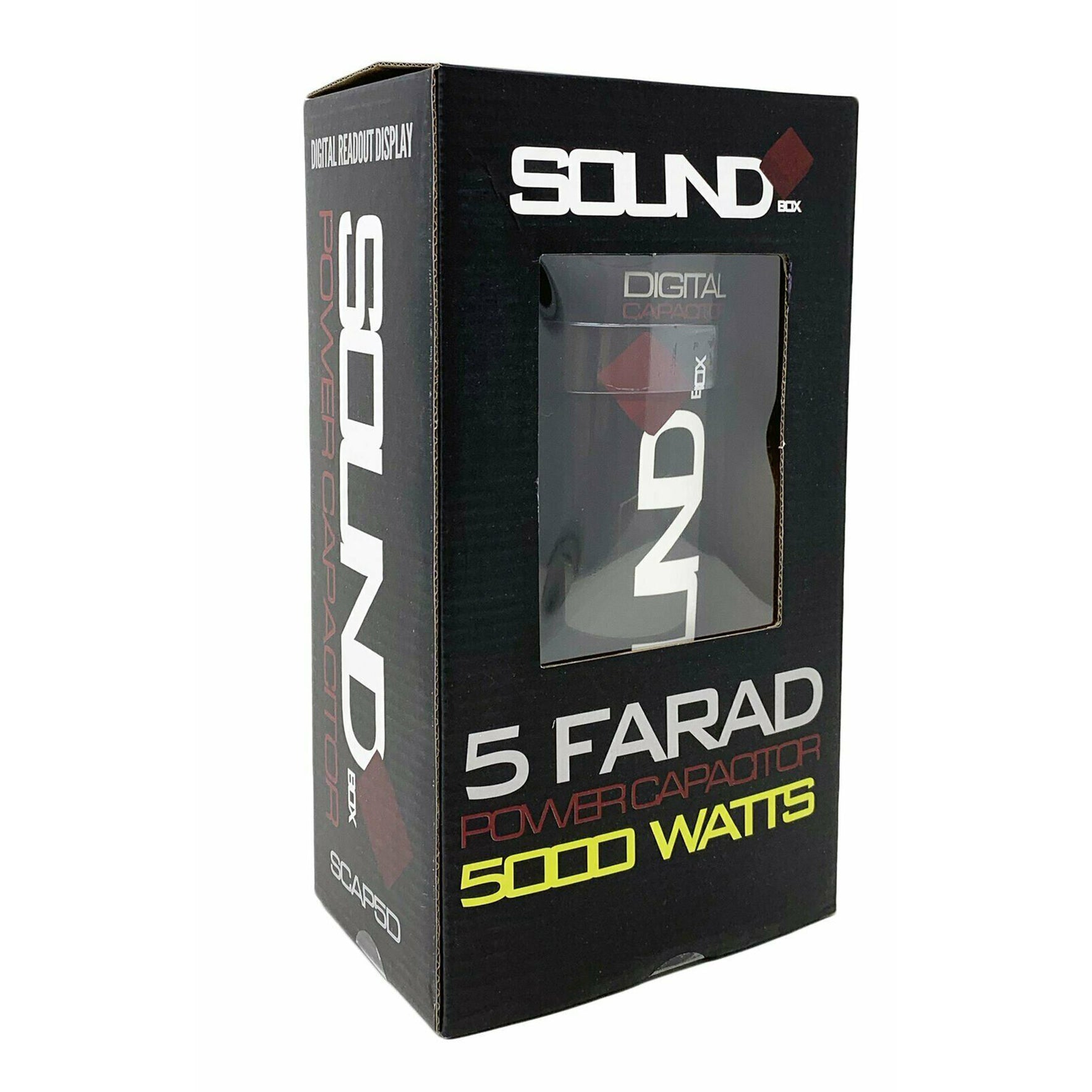 SoundBox 0 Gauge CCA Amplifier Install Wiring Kit & 2.5 Farad Digital Capacitor