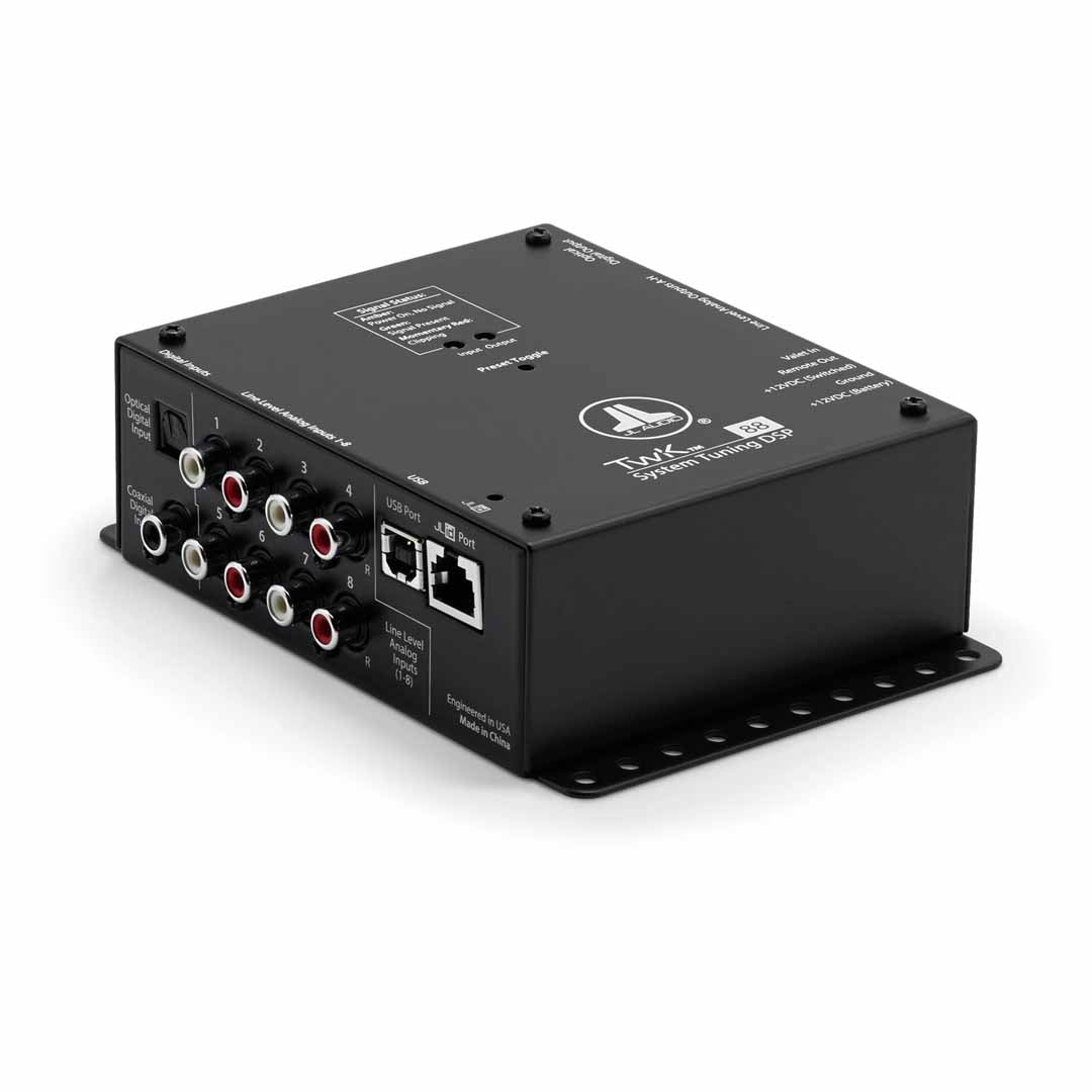 JL Audio TwK-88, System Tuning DSP, 8-ch. Analog & Digital Inputs / 8-ch. Analog Outputs