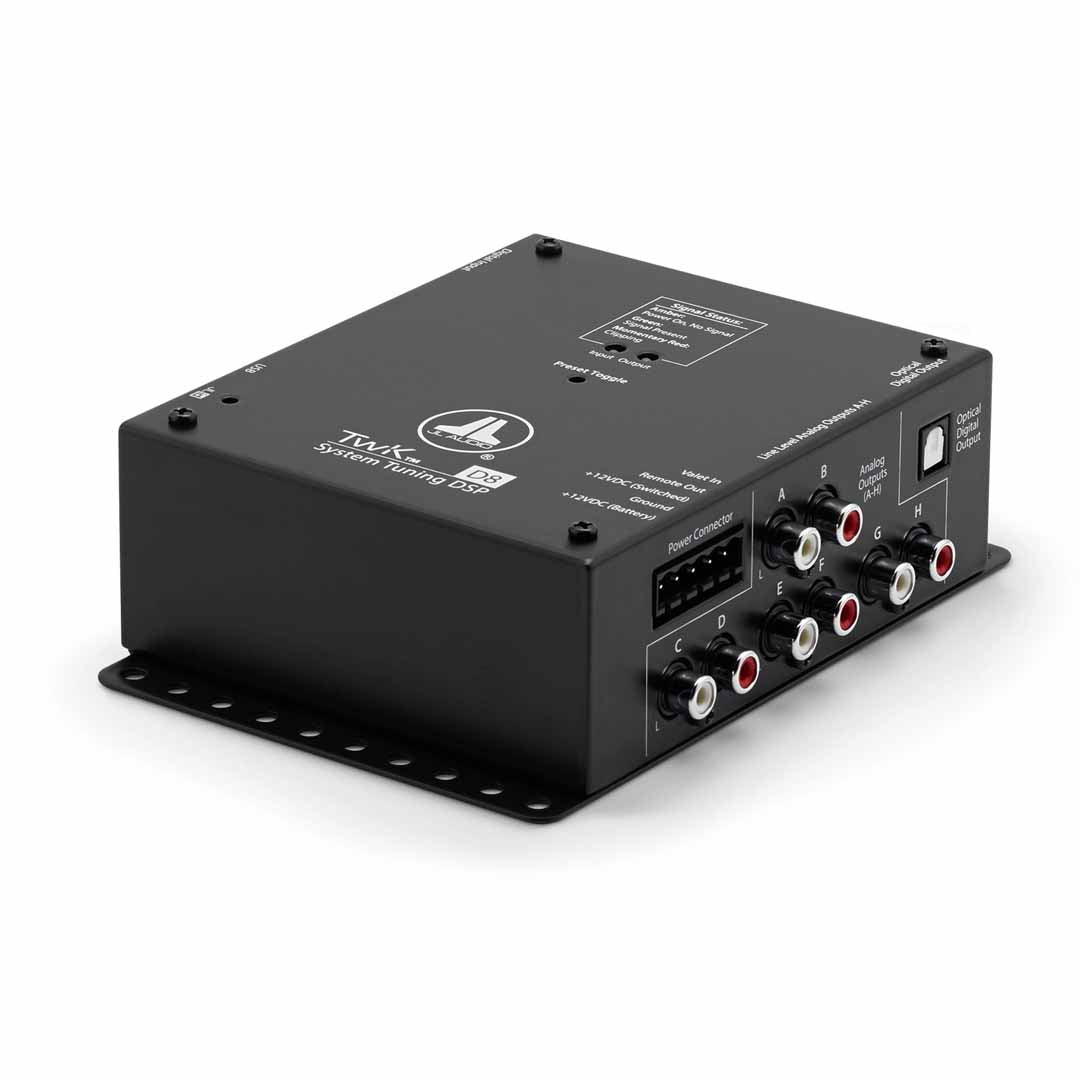 JL Audio TwK-D8, System Tuning DSP, Digital INPUT ONLY / 8-ch. Analog Outputs