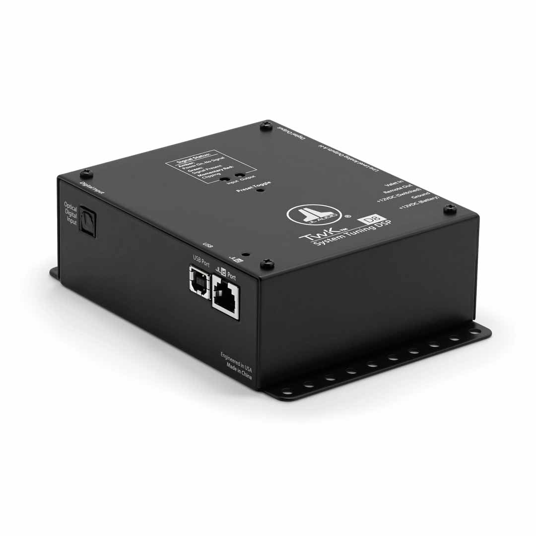 JL Audio TwK-D8, System Tuning DSP, Digital INPUT ONLY / 8-ch. Analog Outputs