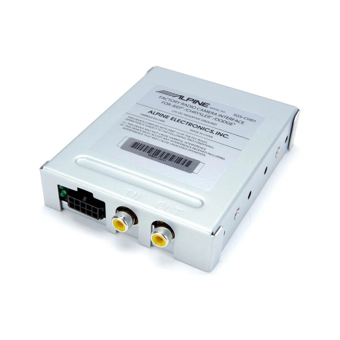 Alpine SGS-CH01, Factory Radio Camera Interface with Active Guide Line System for Jeep® Wrangler JK