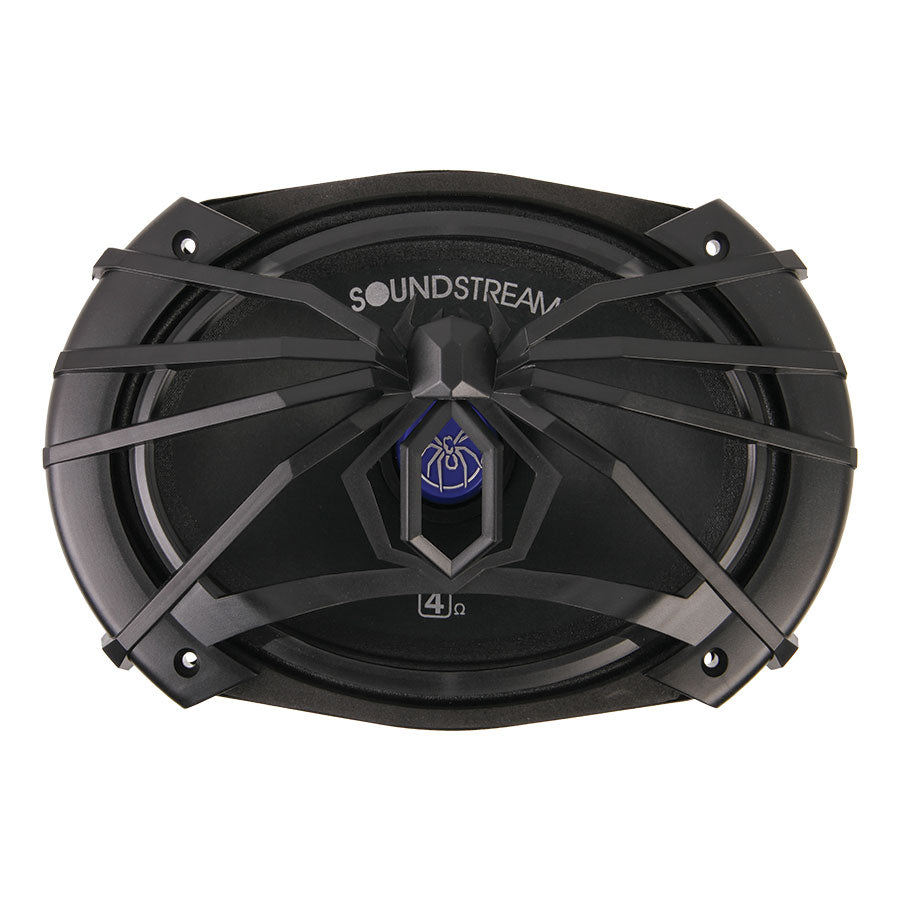 Soundstream SM.690, SM 6x9" Pro Audio Speaker, 250W, 4 Color Changeable
