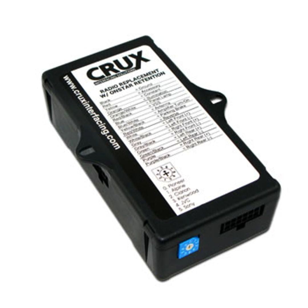 Crux SOOGM-16B, OnStar Radio Replacement Interface for Select GM LAN 11-Bit Vehicles with SWC
